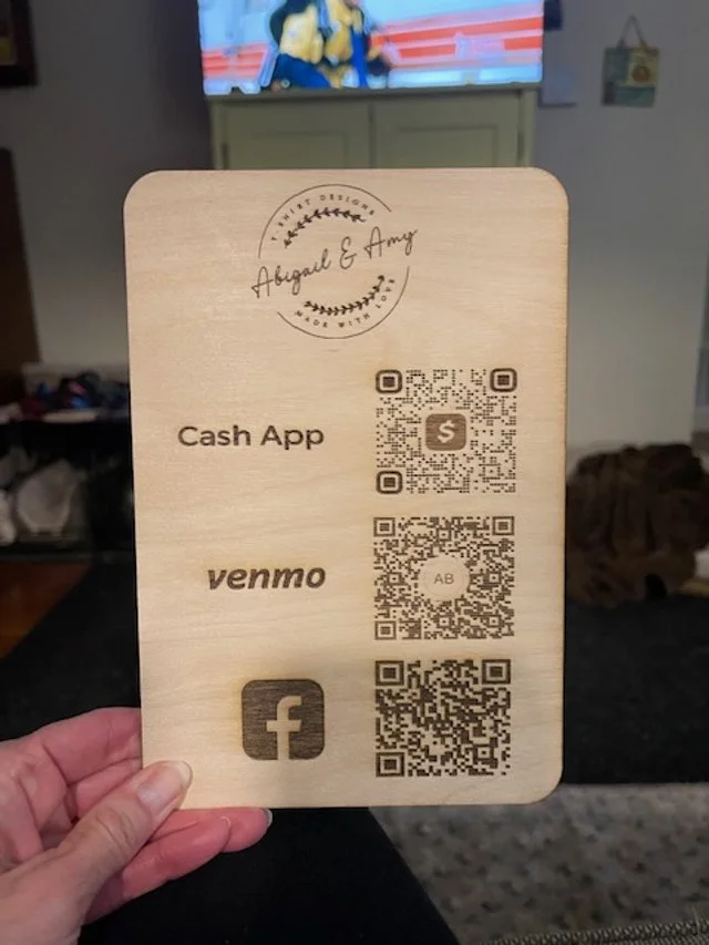 1/8-Inch QR Code Display Plaque