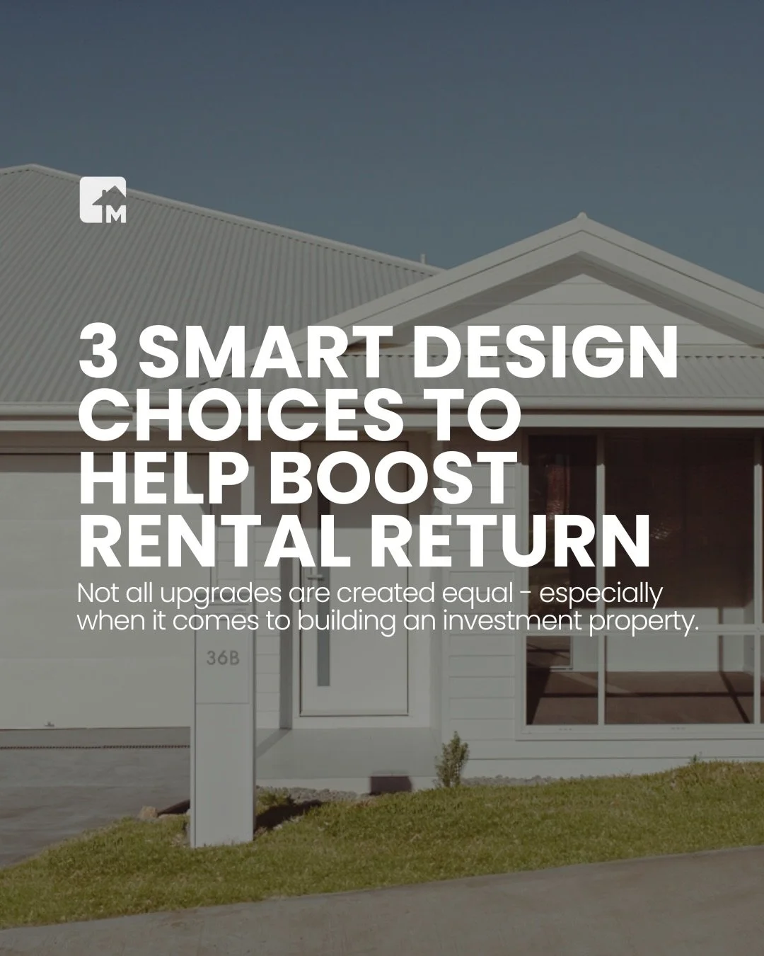 Not all upgrades are created equal - especially when it comes to building an investment property.

Here are 3 smart design choices that can help boost your rental return&hellip;

&bull; Dual living or flexible layouts &ndash; maximise income potentia