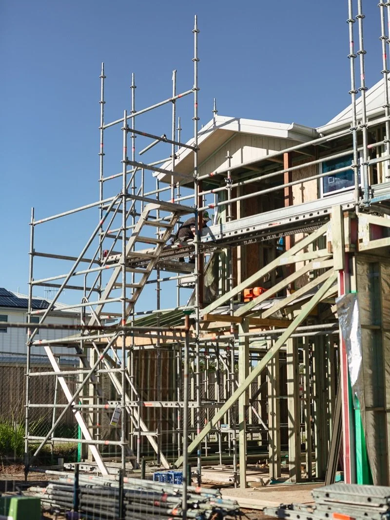 During and after.

Our Hampton Shores project is now on our website (link in profile).