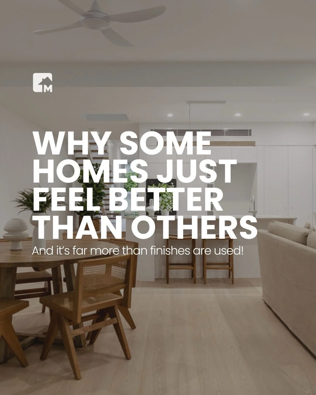 Some homes just feel better the moment you walk in.

Not because they&rsquo;re bigger. Not because they&rsquo;re more expensive.

But because they&rsquo;ve been designed with intent.

It&rsquo;s the flow. The proportions. The way light moves through 