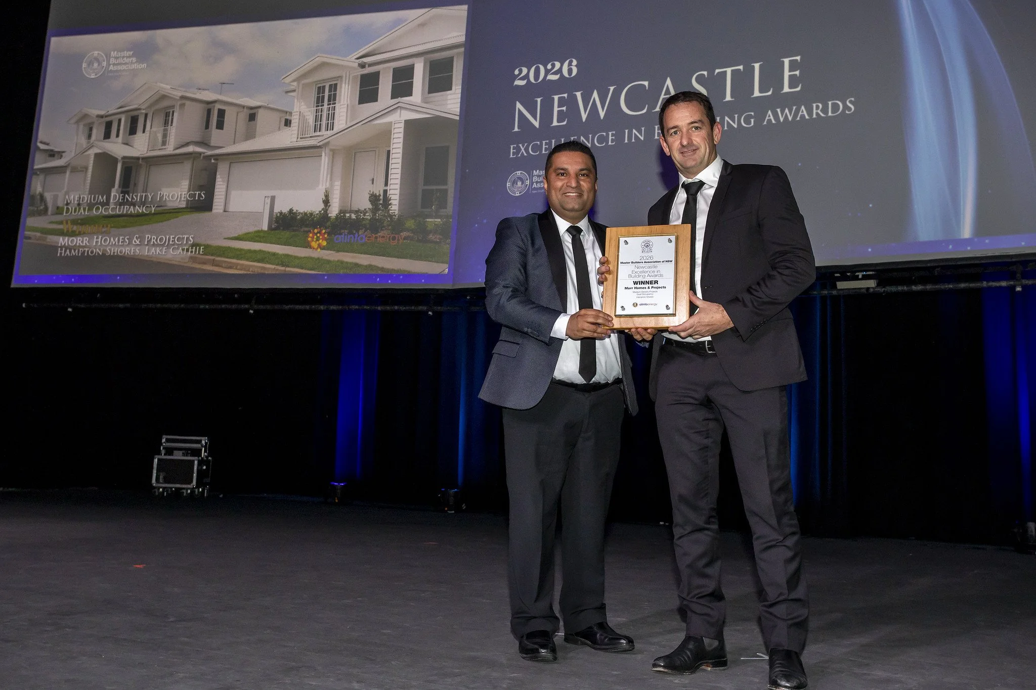 Celebrating Two Wins at the 2026 Newcastle Master Builders Awards