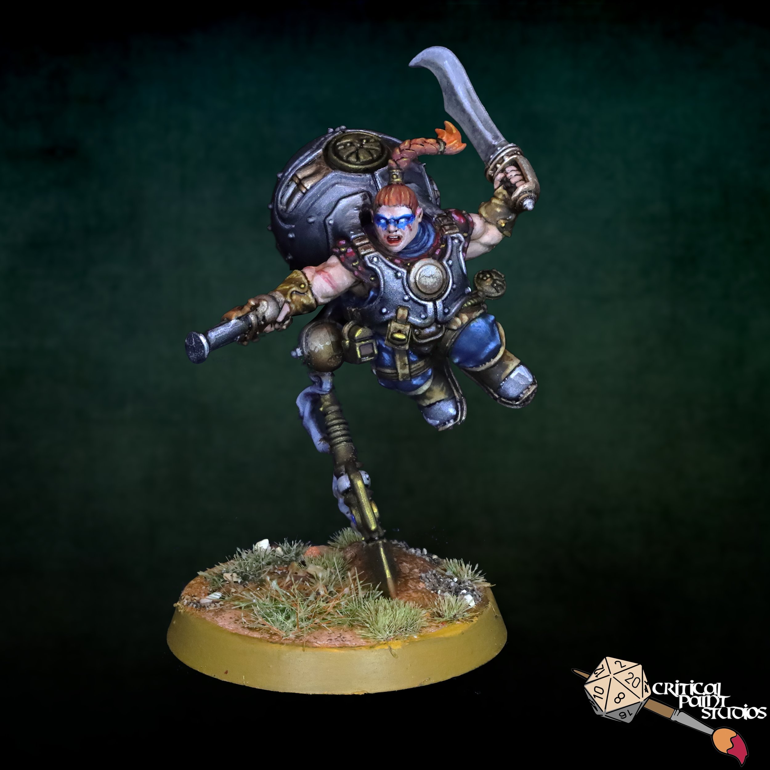 commission of Warhammer figure of Client