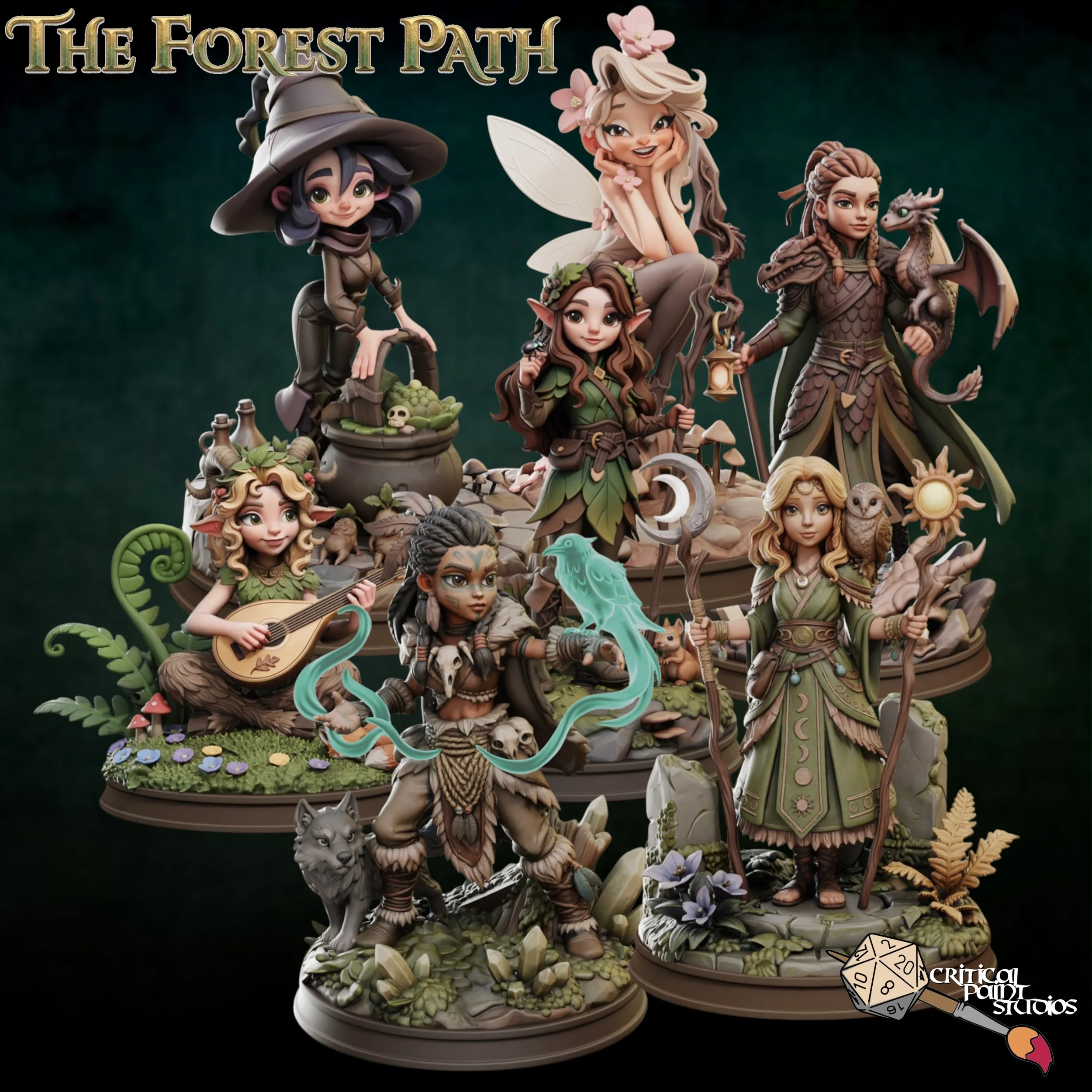 Female Miniautres - The Forest Path