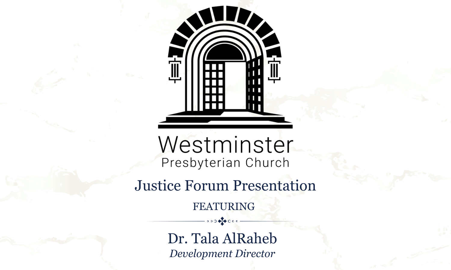 Justice Forum Presentation