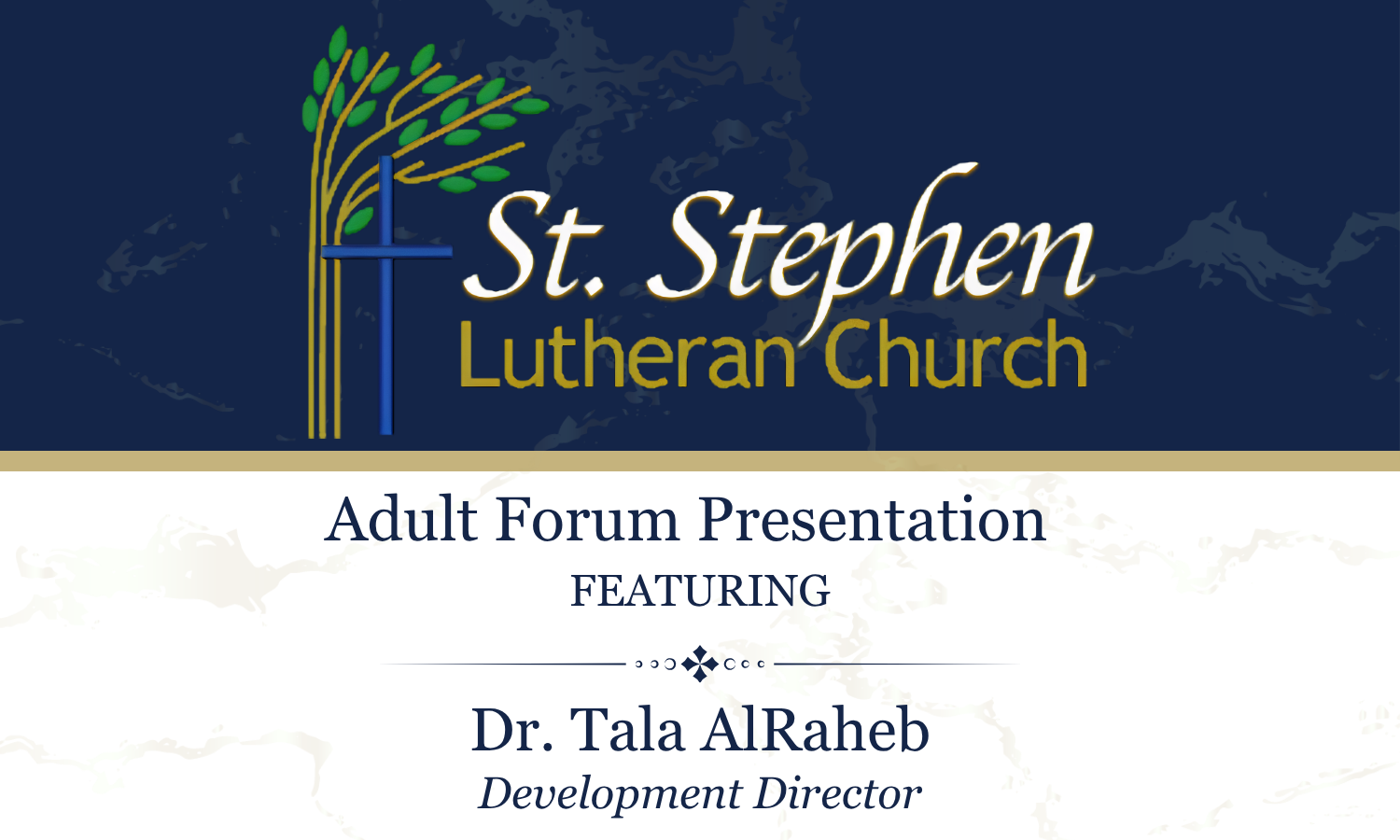 Adult Forum Presentation