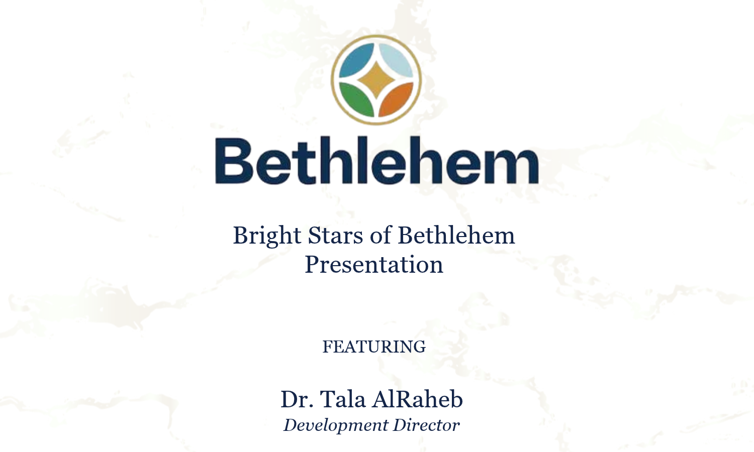 Presentation at Bethlehem Lutheran Church Twin Cities 