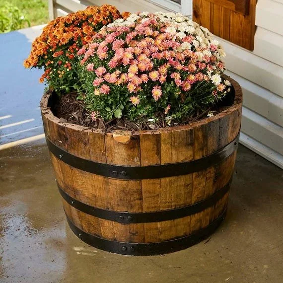 Half-Barrel Planter