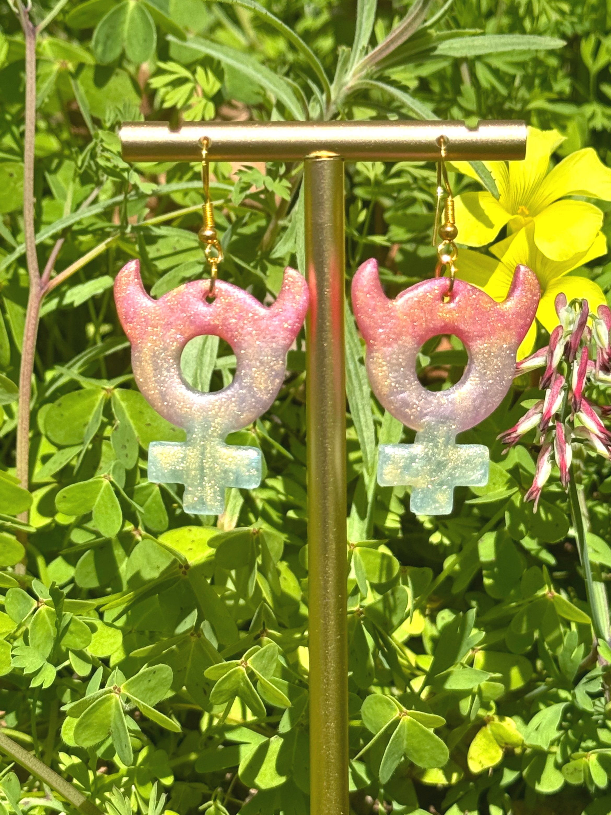 She-devil bi earrings