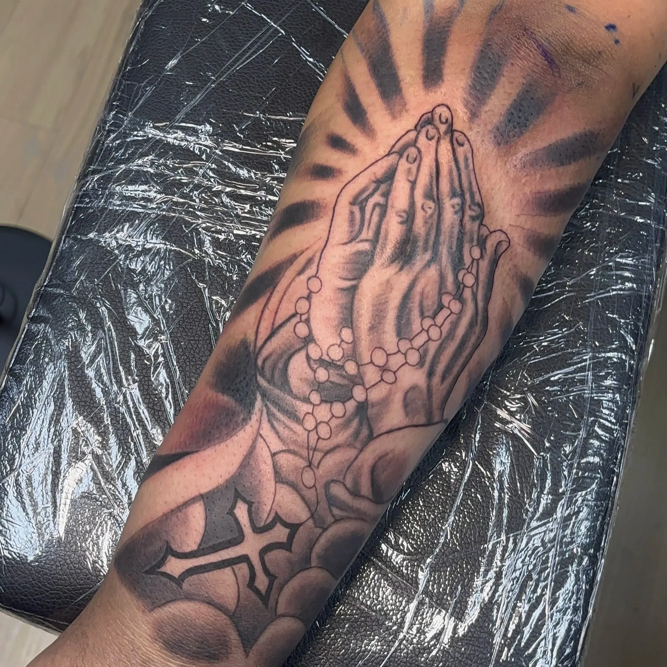 Lettering Tattoo, Springdale, AR.