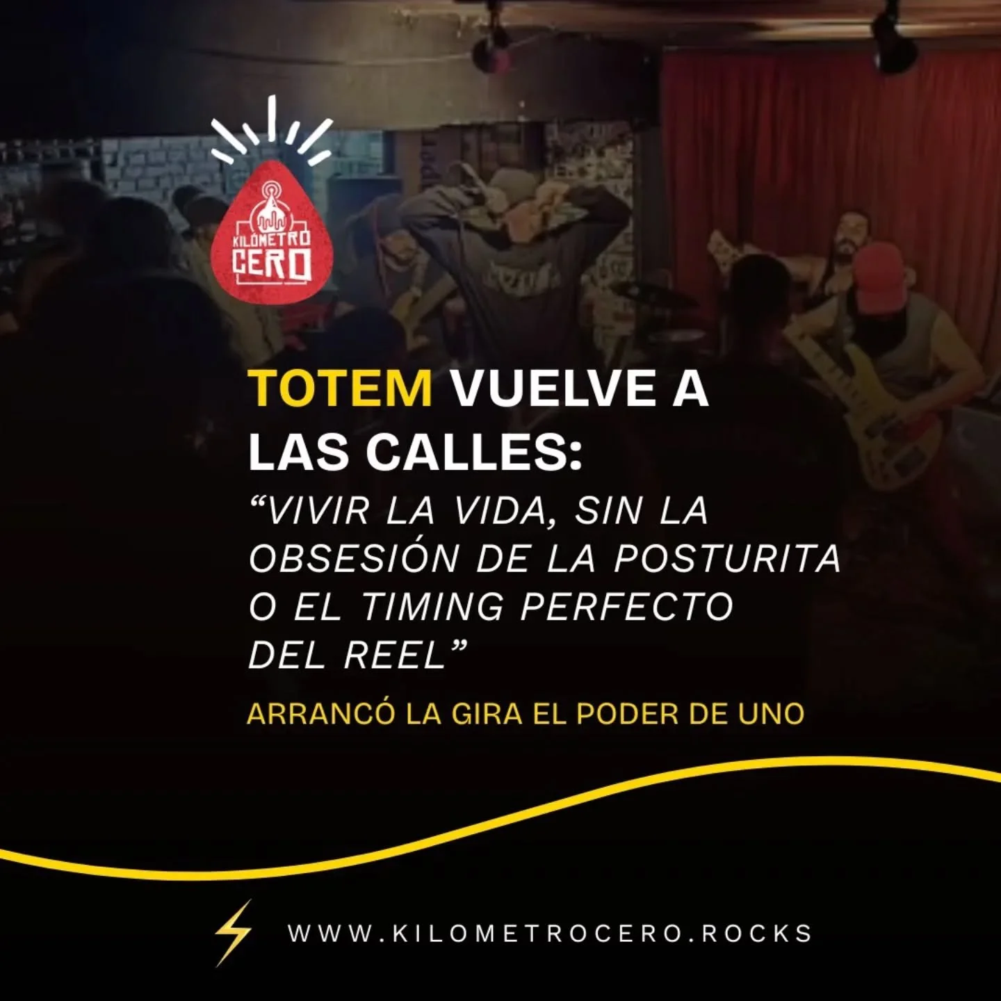 En tiempos donde todo parece medirse en likes, filtros y reels de 45 segundos, @latributotem decide bajarse del algoritmo y volver a la calle ⚡"Las redes sociales no son la vida real… si los servidores de IG, Face o TikTok se apagan hoy,