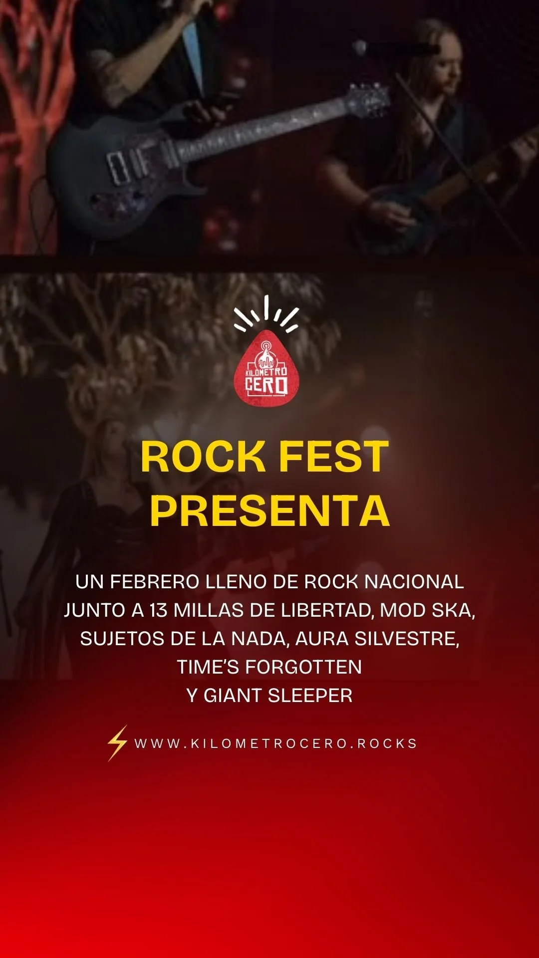Rock Fest presenta un febrero lleno de rock nacional