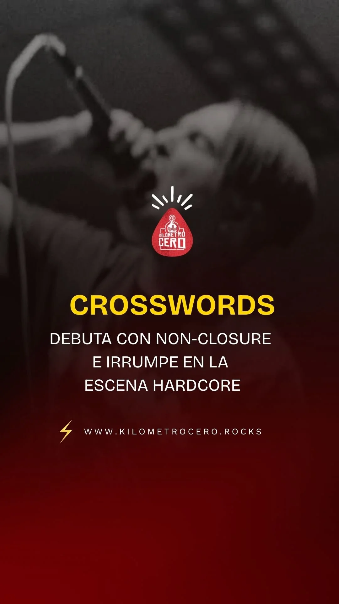 CrossWords debuta con Non-Closure e irrumpe en la escena hardcore