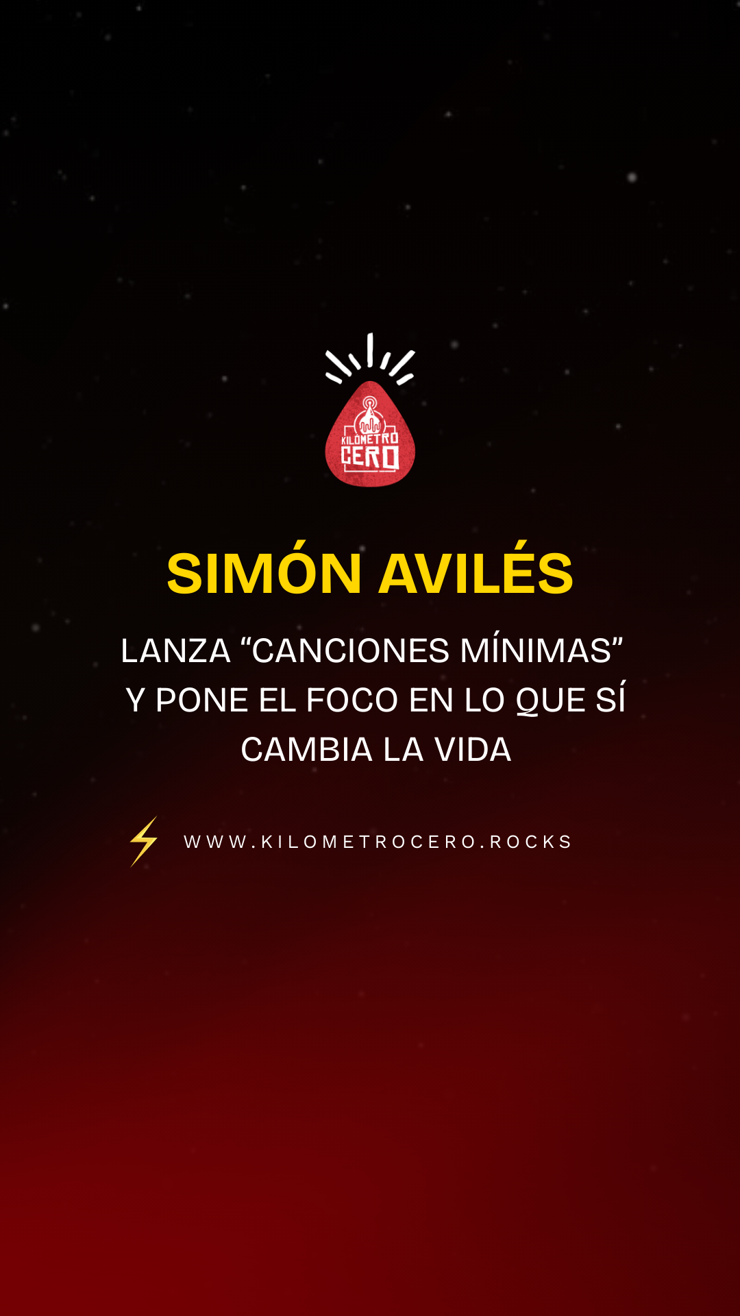 Simón Avilés lanza “canciones mínimas” y pone el foco en lo que sí cambia la vida