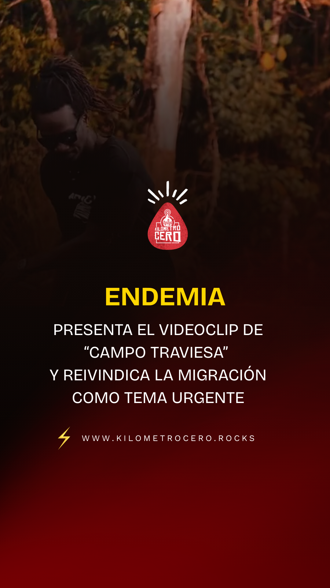 Endemia presenta el videoclip de “Campo Traviesa” y reivindica la migración como tema urgente