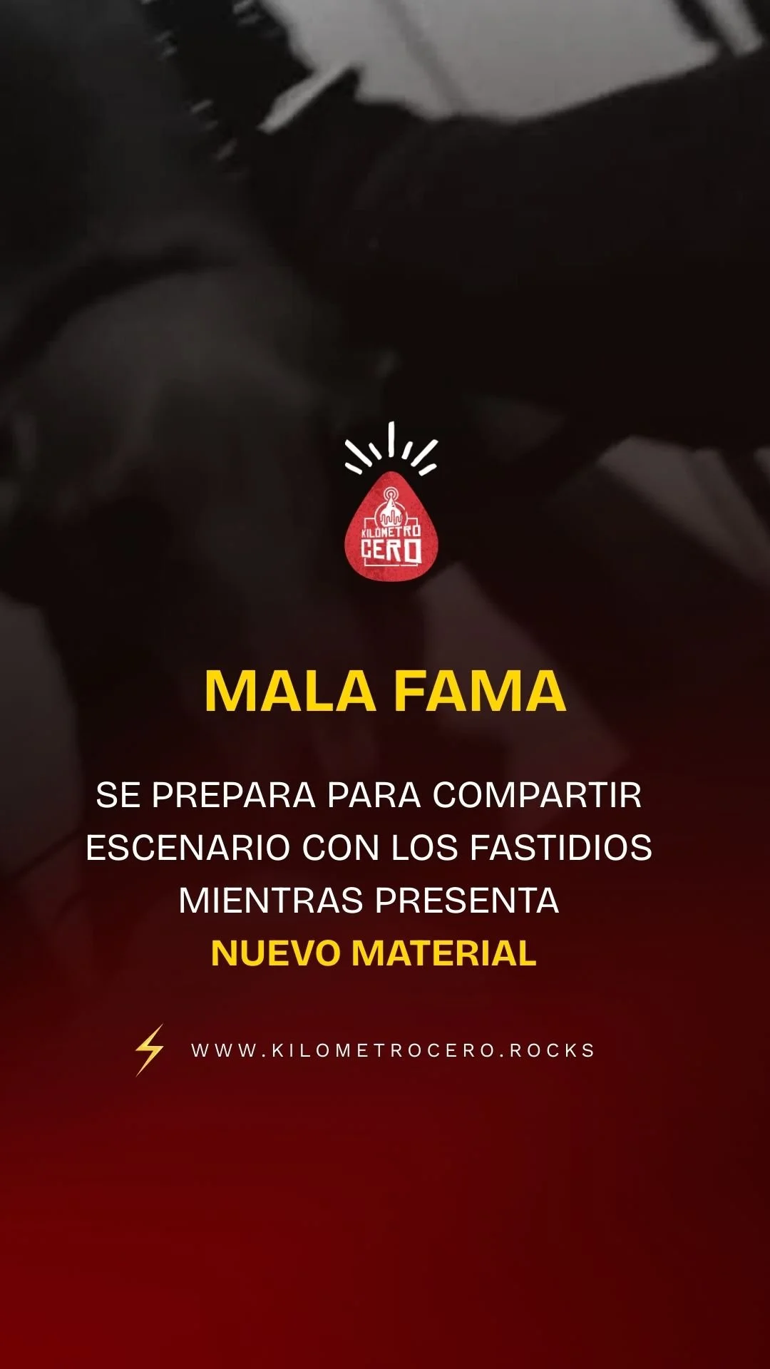 Mala Fama se prepara para compartir escenario con Los Fastidios mientras presenta nuevo material