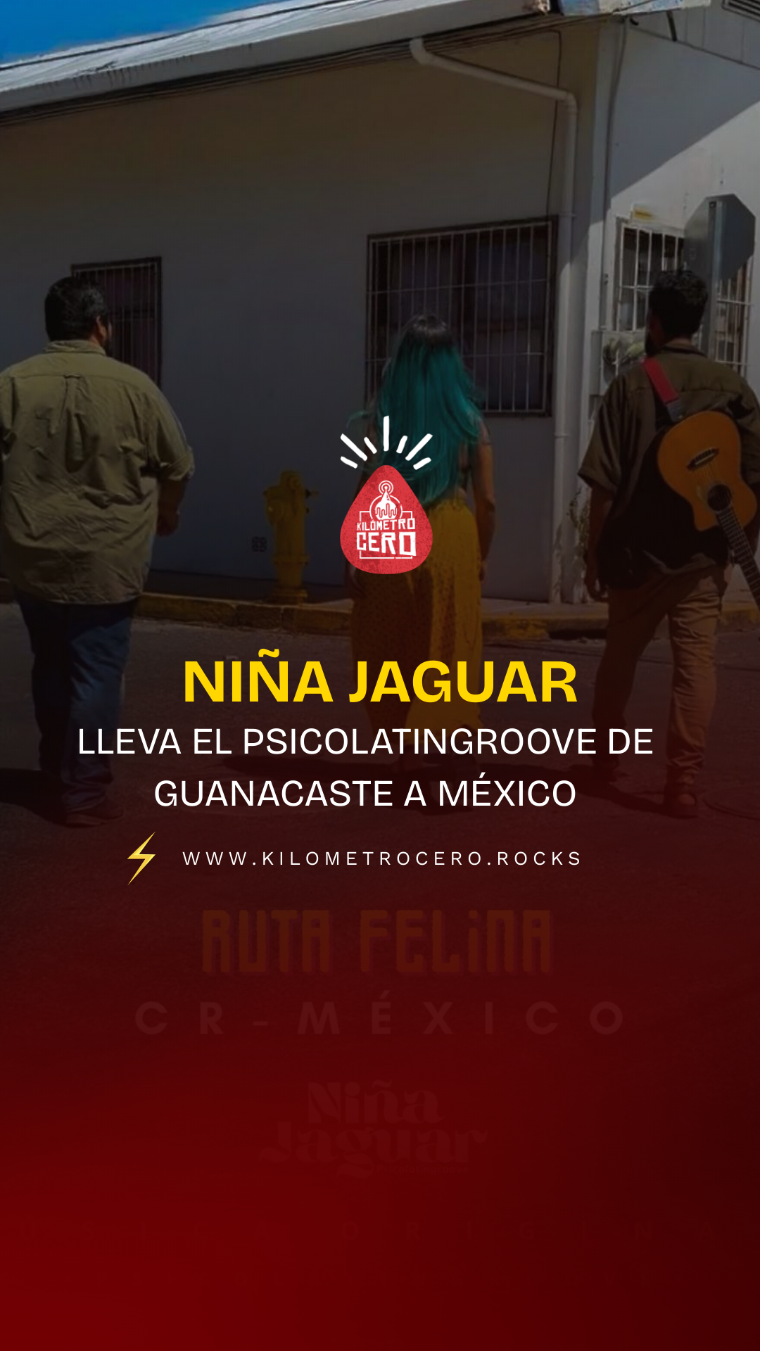 Niña Jaguar lleva el psicolatingroove de Guanacaste a México