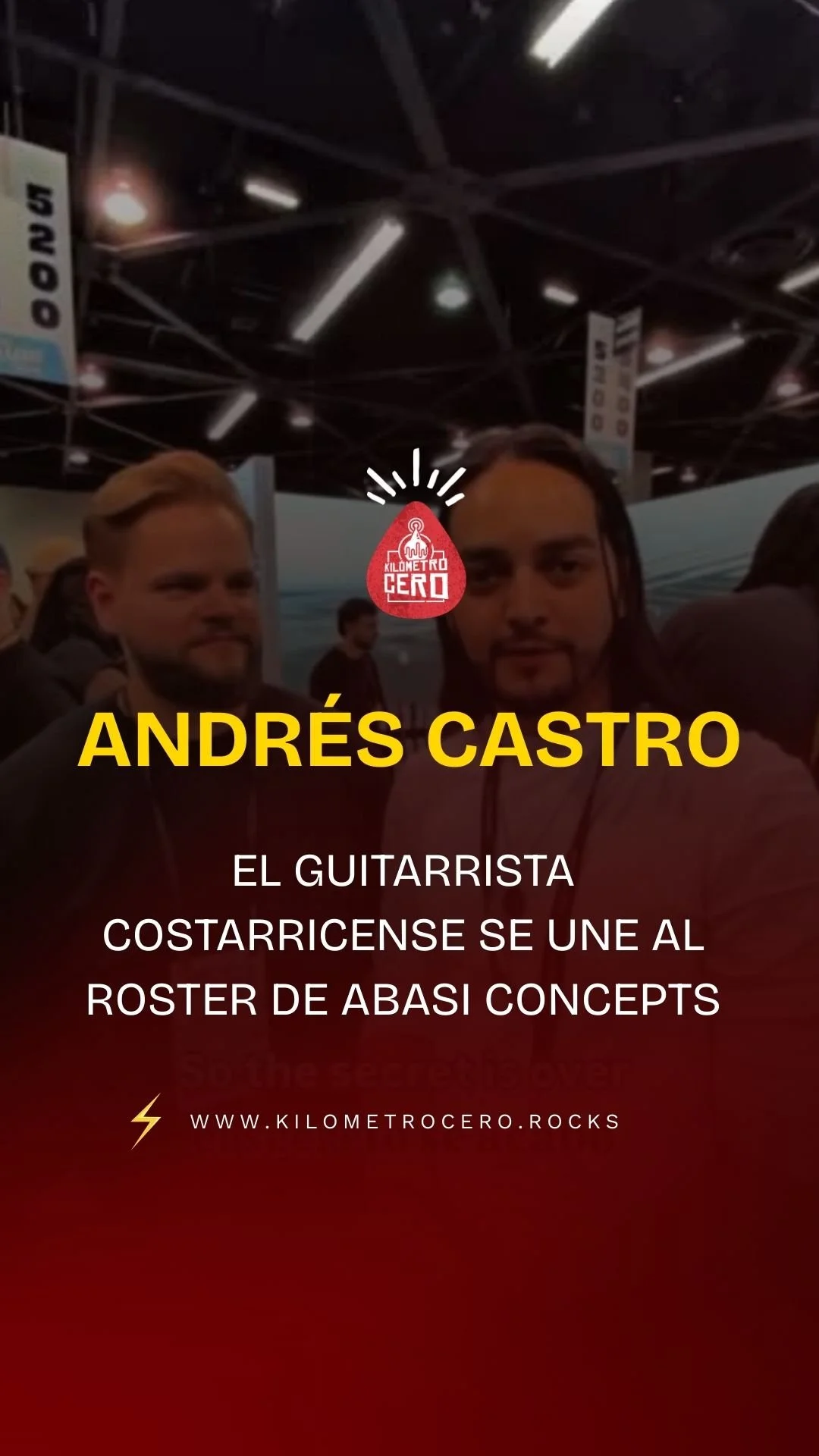 El guitarrista costarricense Andrés Castro se une al roster de Abasi Concepts