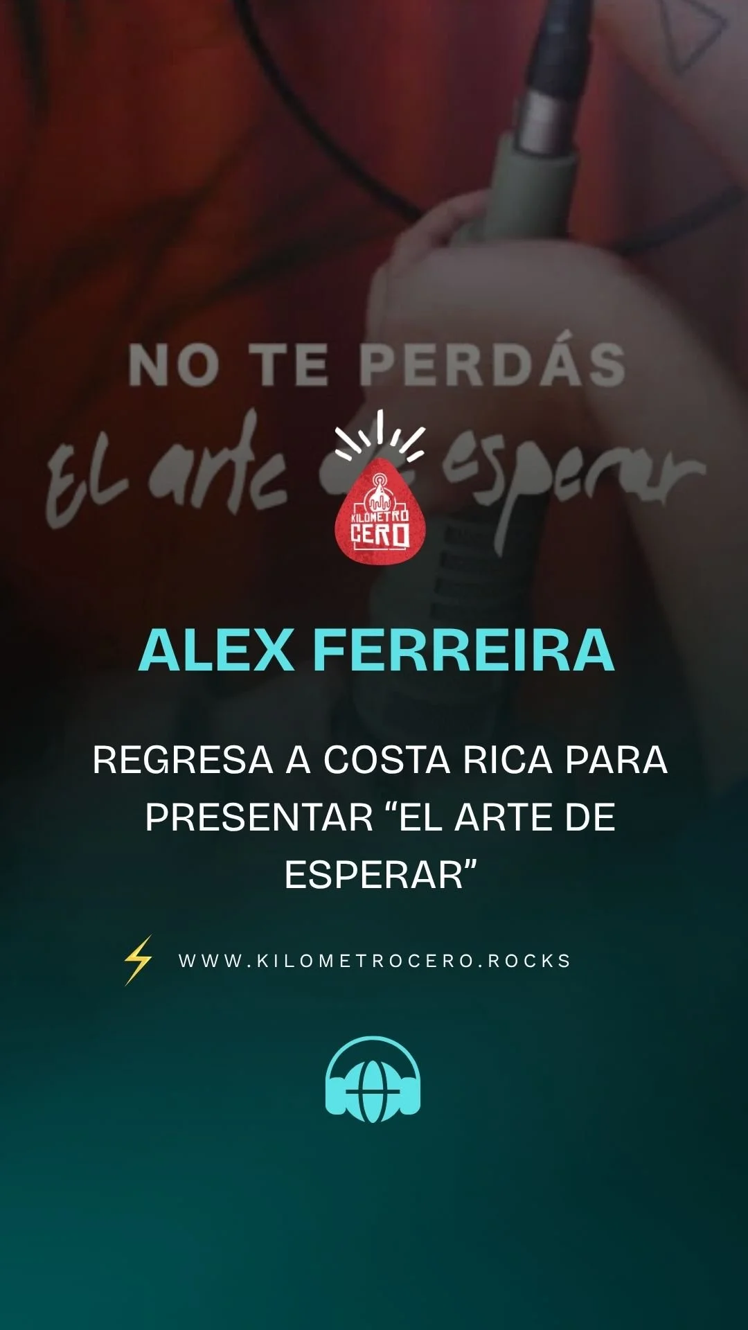 Alex Ferreira regresa a Costa Rica para presentar “El arte de esperar”