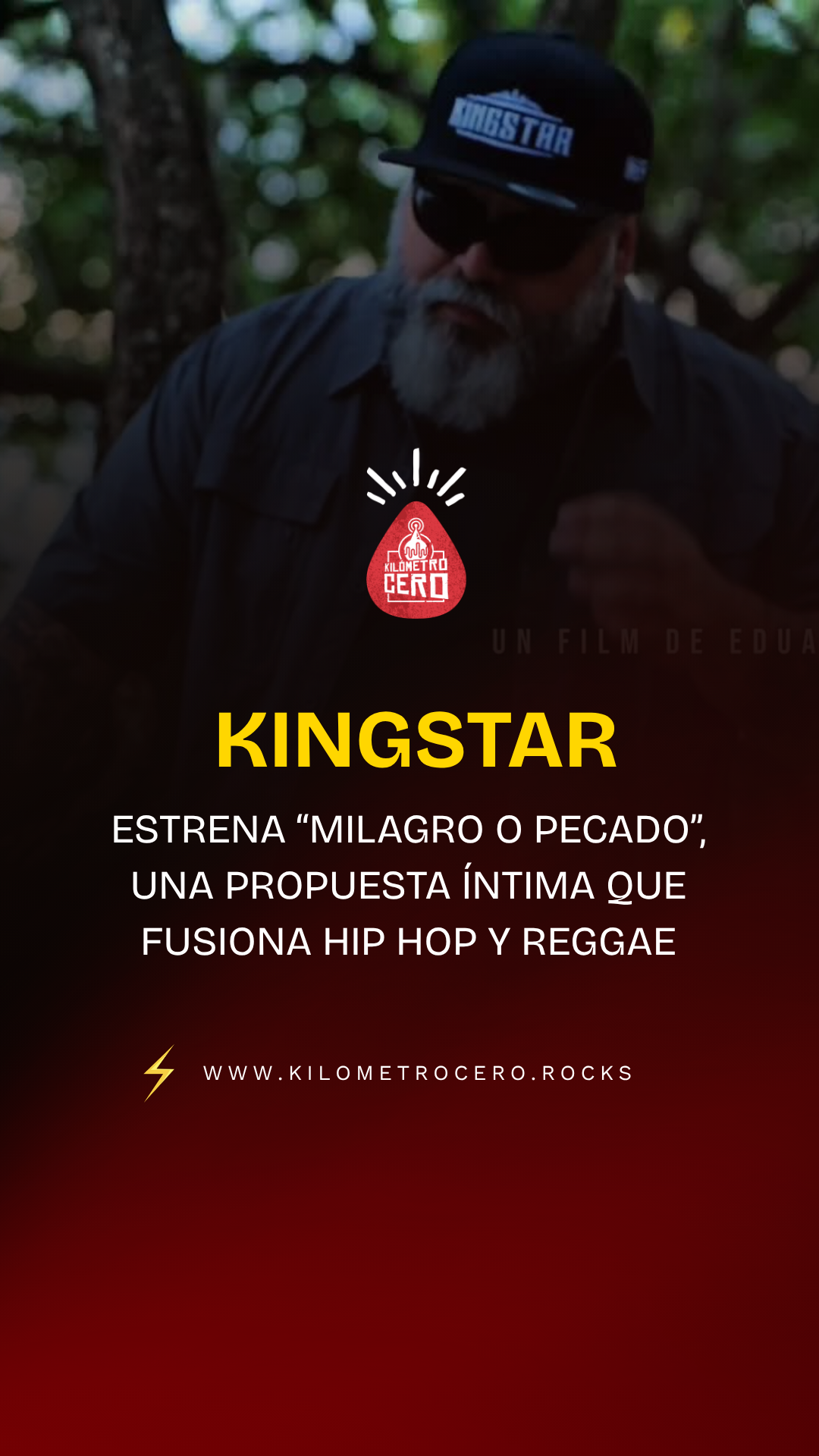 Kingstar estrena “Milagro o Pecado”, una propuesta íntima que fusiona hip hop y reggae