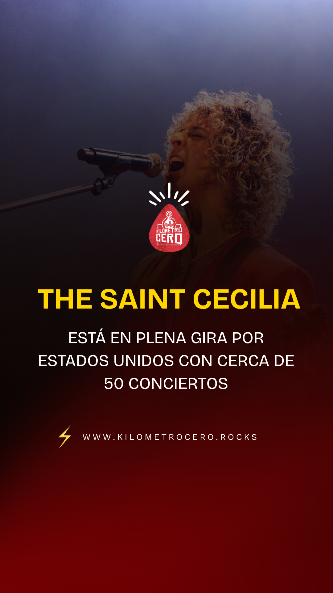 The Saint Cecilia está en plena gira por Estados Unidos con cerca de 50 conciertos