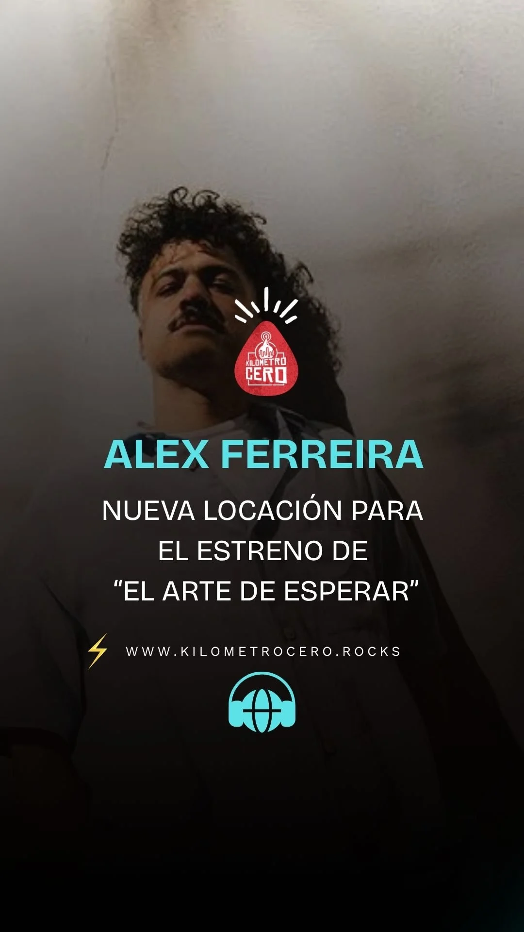 Nueva locación para el estreno de “El arte de esperar” de Alex Ferreira