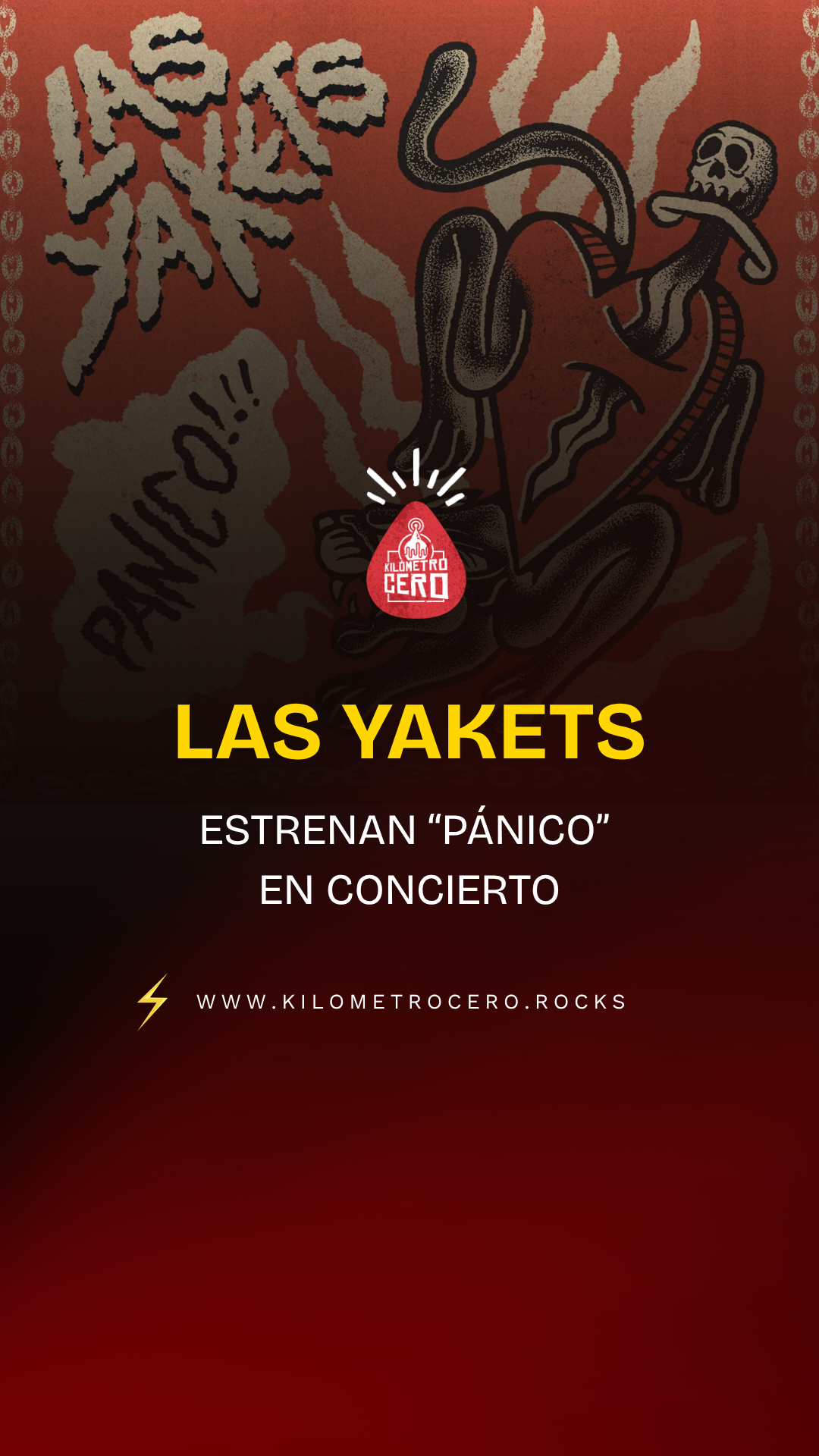 Las Yakets estrenan “Pánico” en concierto