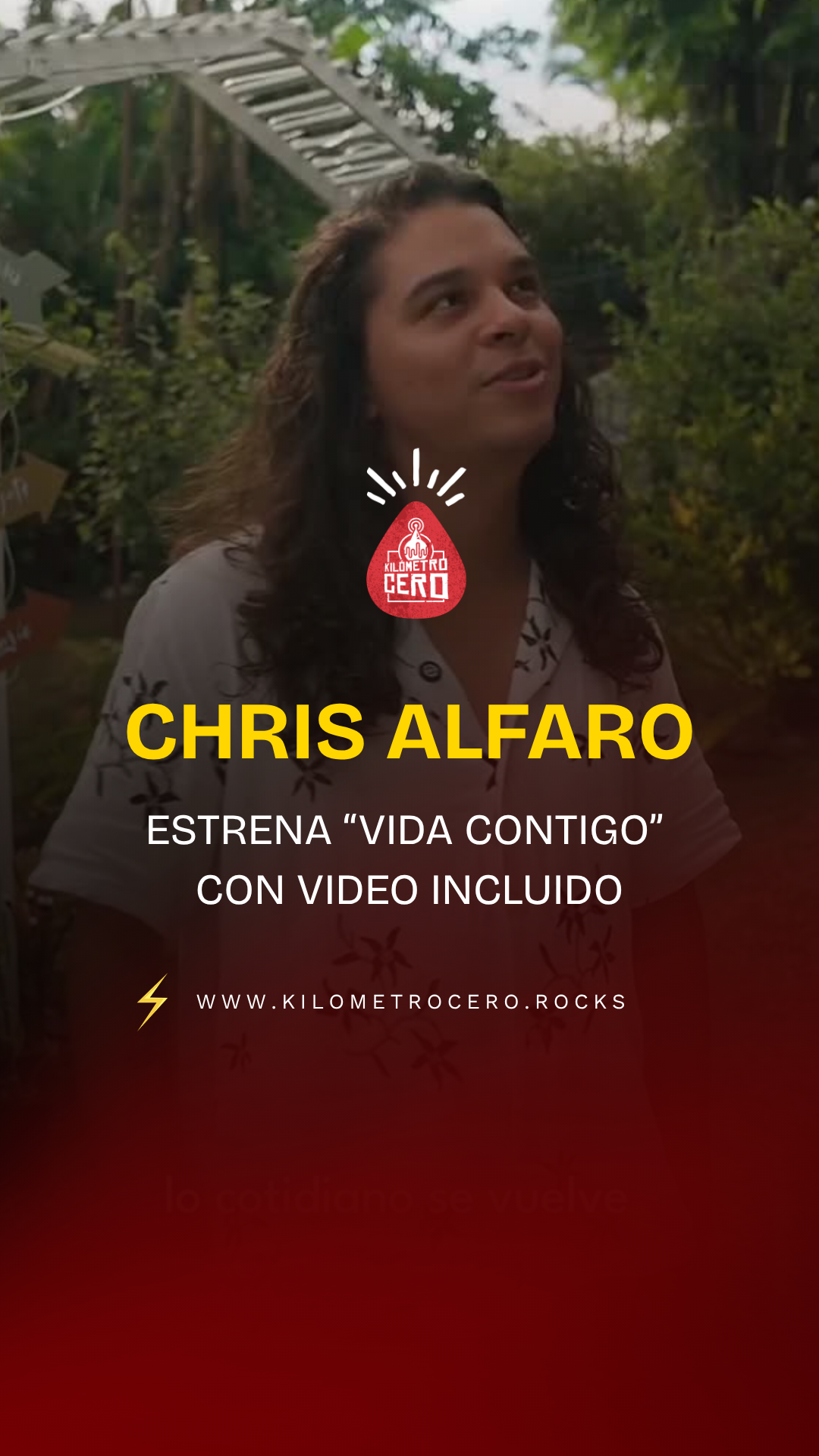 Chris Alfaro estrena “Vida Contigo” con video incluido