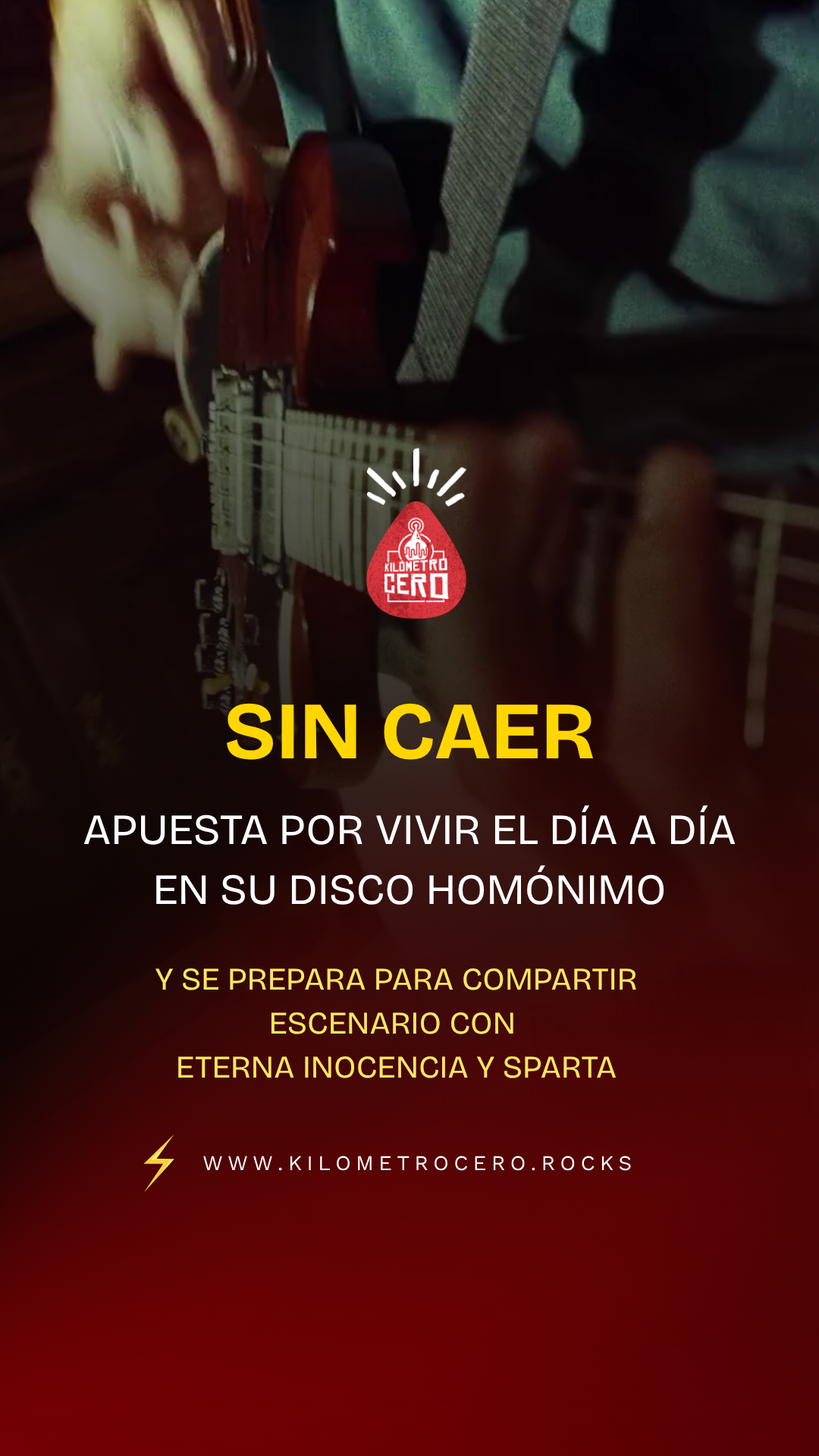 Sin Caer apuesta por vivir el día a día en su disco homónimo