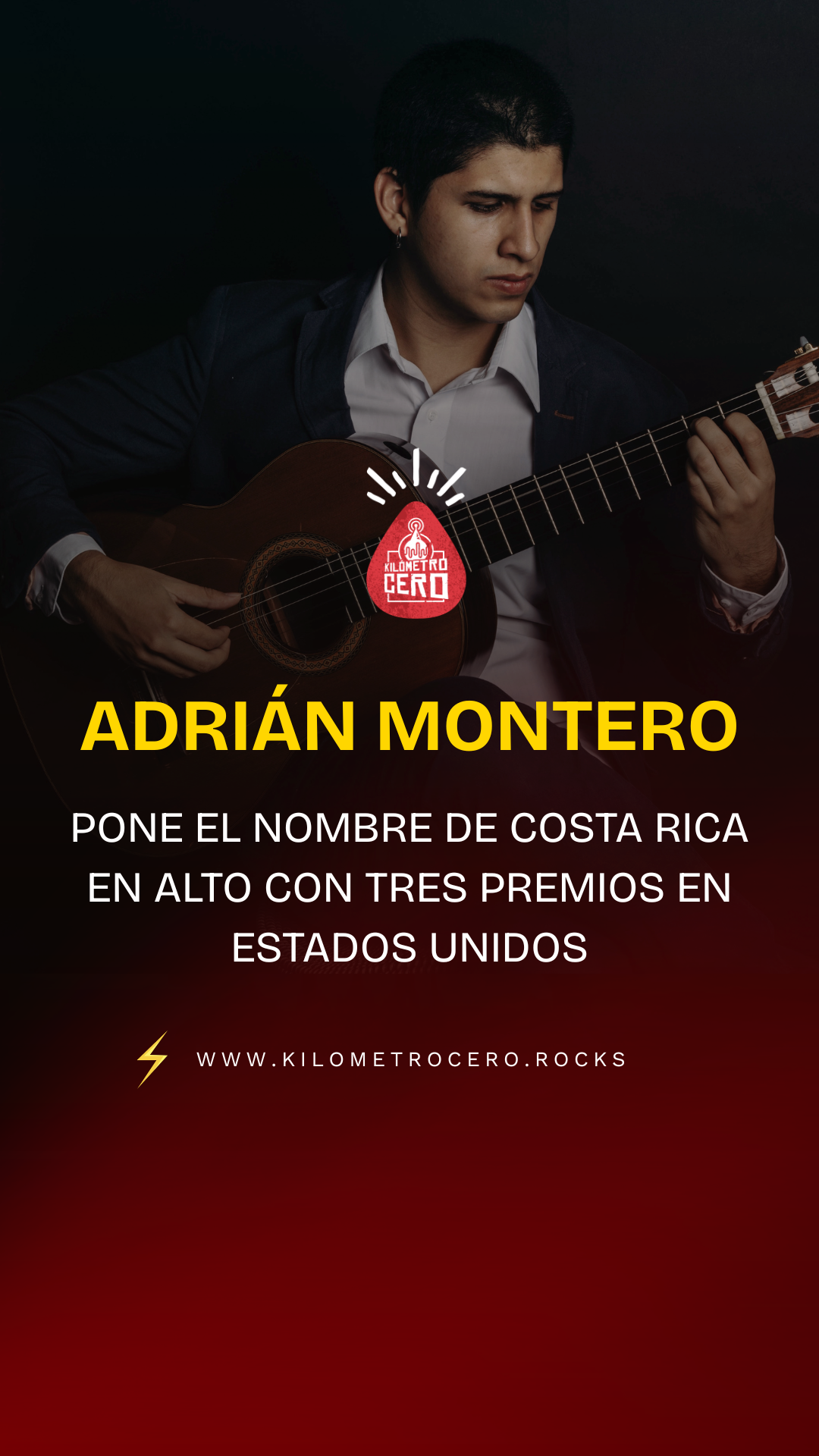 Adrián Montero pone el nombre de Costa Rica en alto con tres premios en Estados Unidos