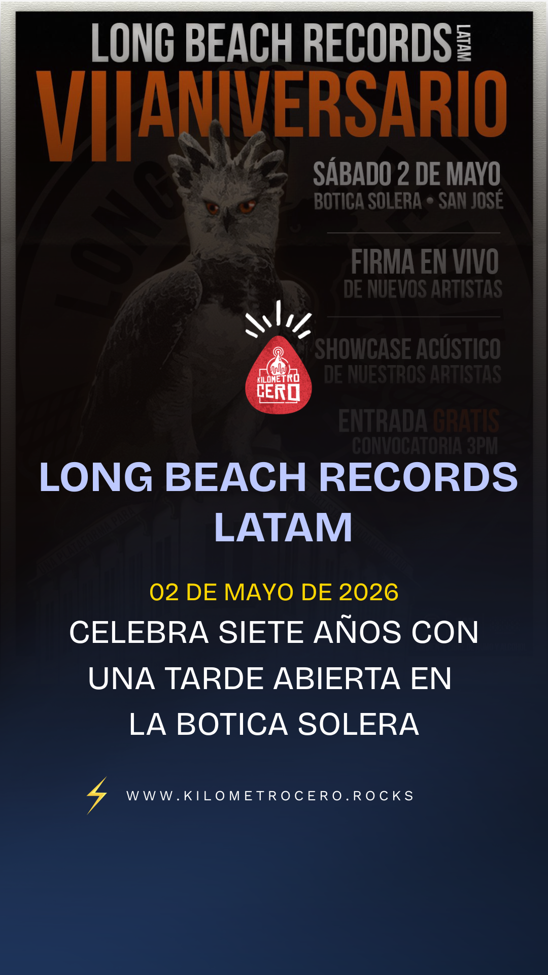 Long Beach Records LATAM celebra siete años con una tarde abierta en Botica Solera