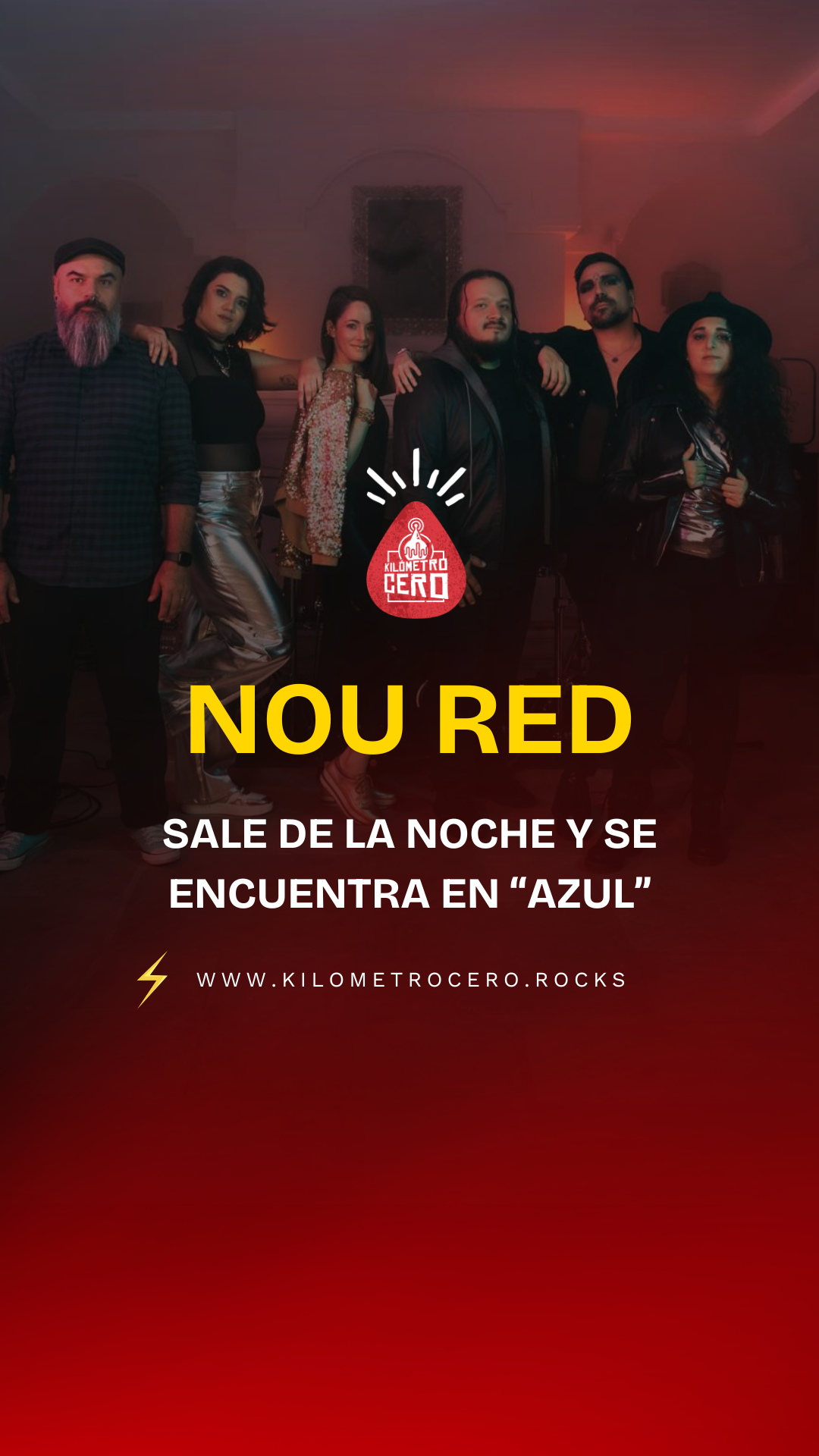 Nou Red sale de la noche y se encuentra en “Azul”