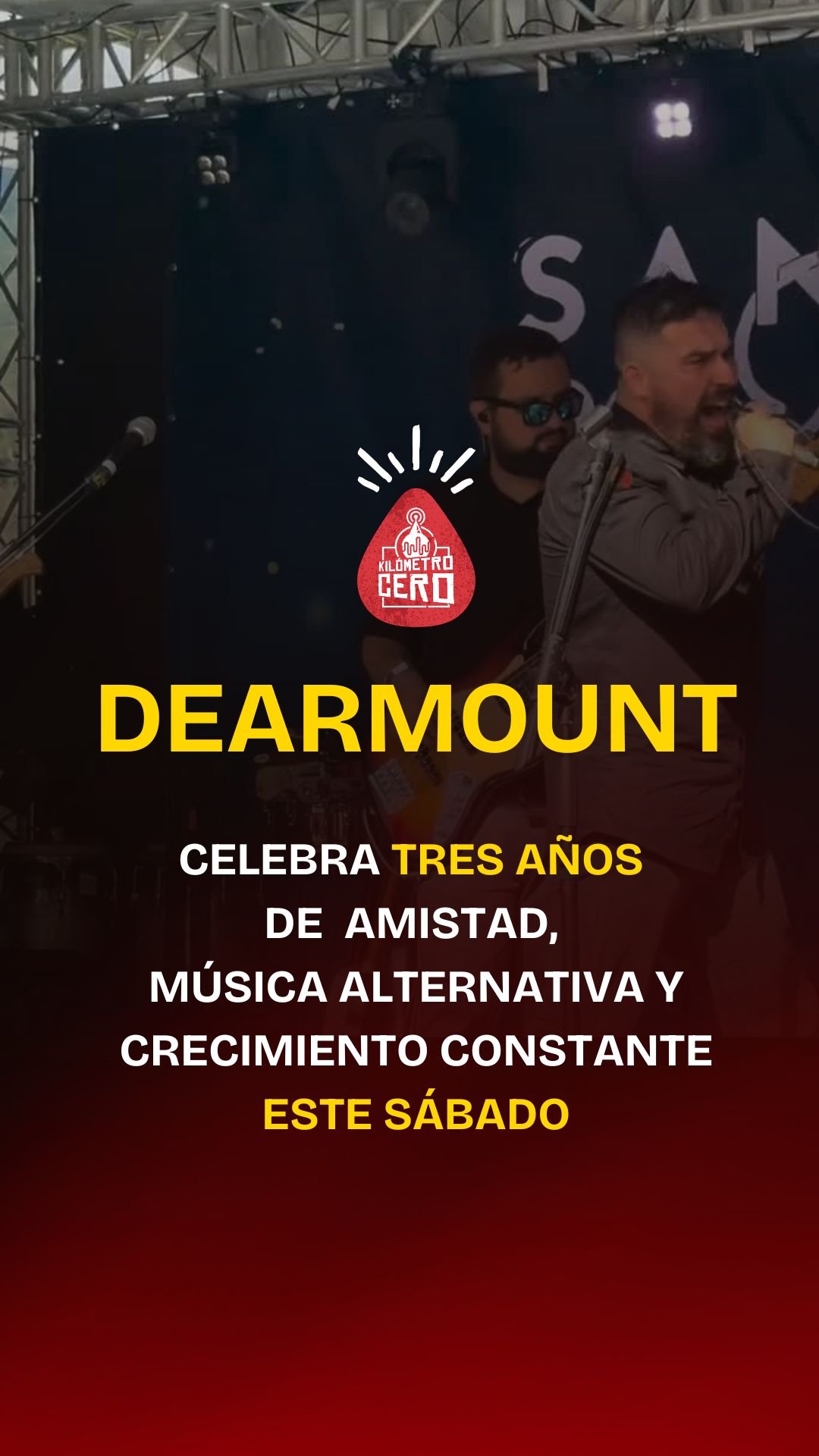 Tres años de Dearmount: amistad, música alternativa y crecimiento constante