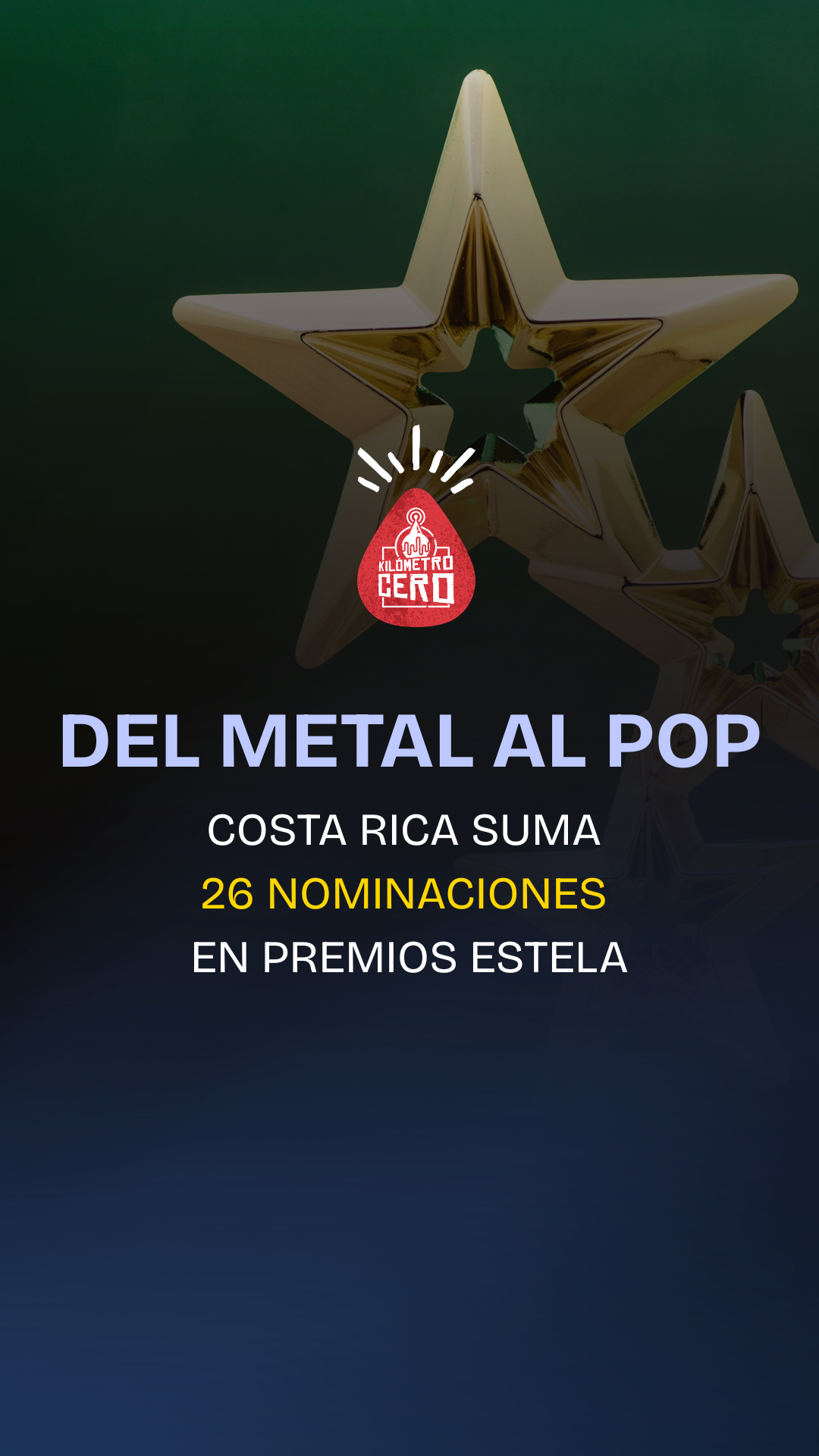 Del metal al pop, Costa Rica suma 26 nominaciones en Premios Estela