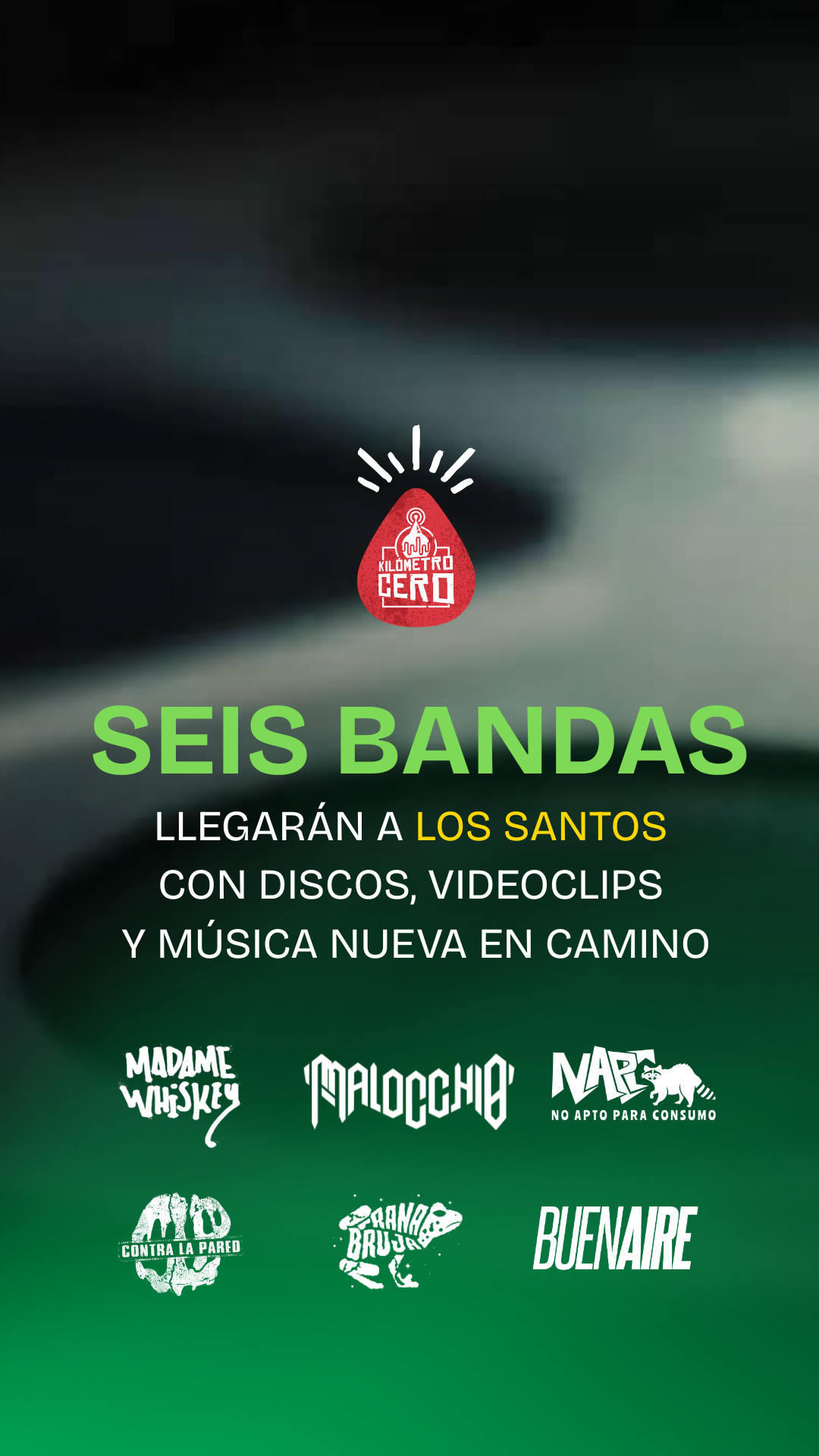 Seis bandas llegarán a Los Santos con discos, videoclips y música nueva en camino