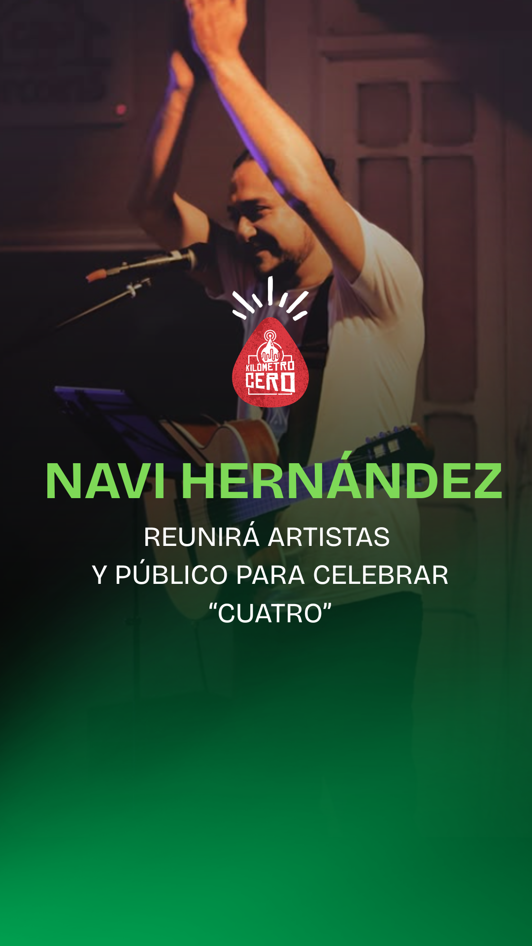 Una noche para celebrar las canciones de Navi Hernández