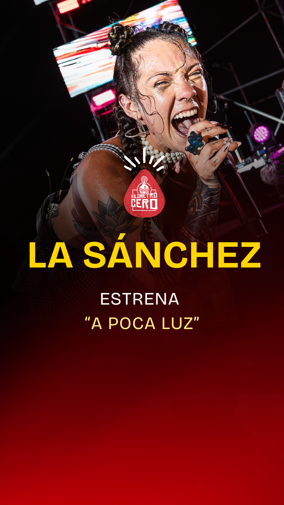 La Sánchez estrena “A Poca Luz”, adelanto de su próximo álbum