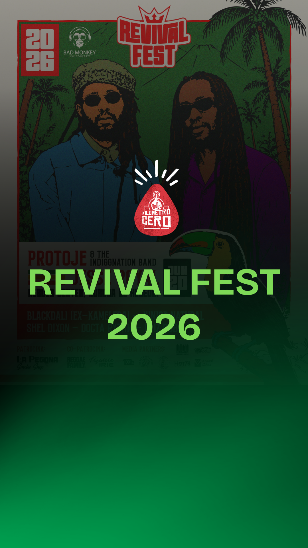 Protoje y Jesse Royal encabezarán el Revival Fest 2026 en Heredia