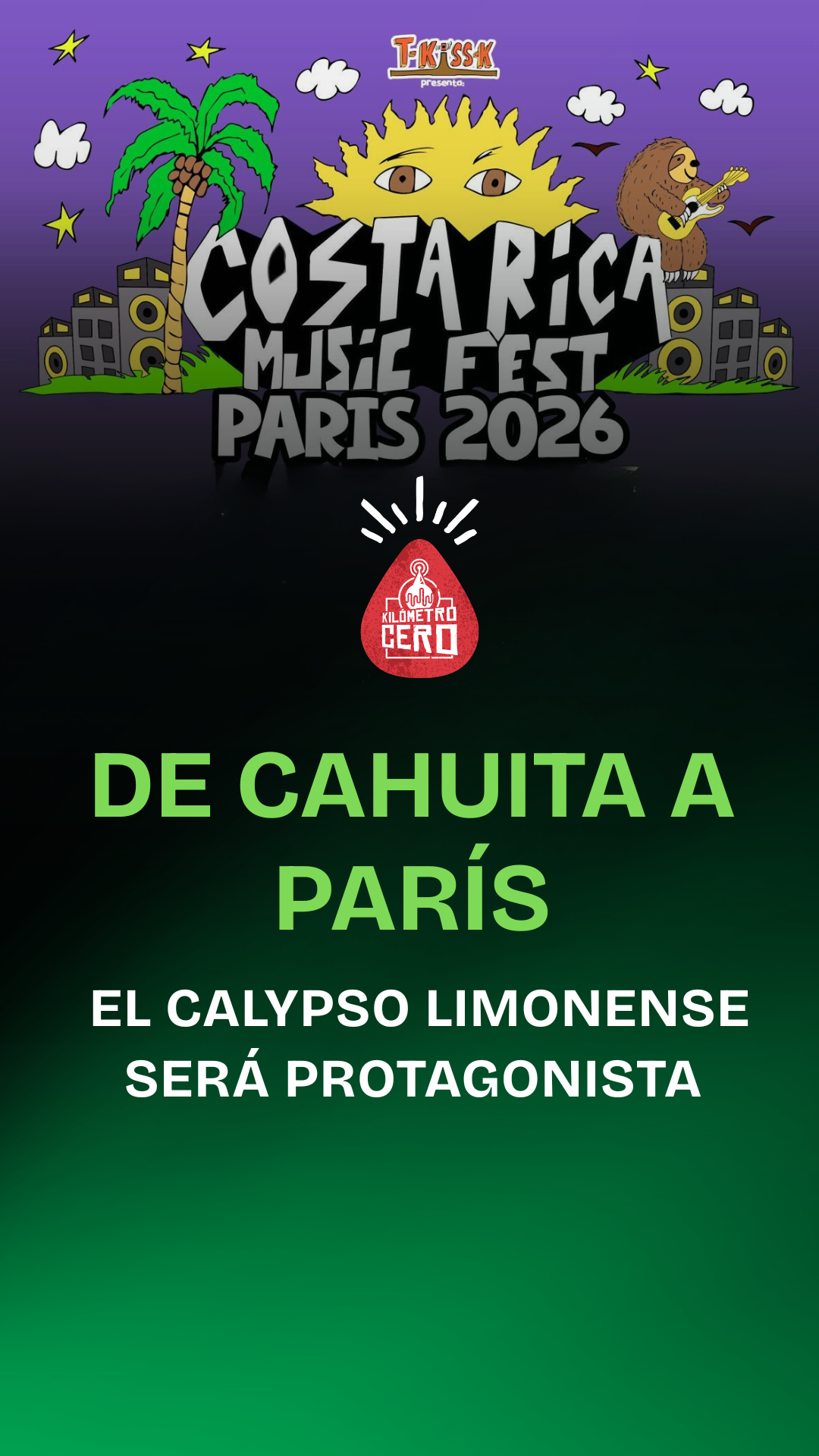 El calypso limonense será protagonista en el Costa Rica Music Fest 2026