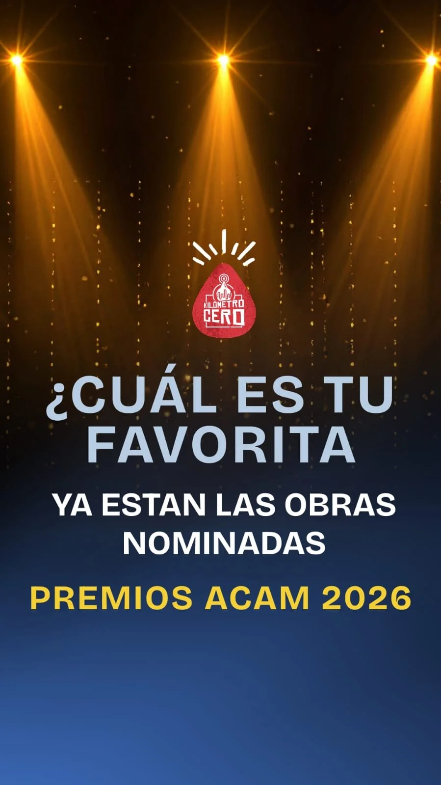Elige tus favoritos: abren las votaciones de los Premios ACAM 2026