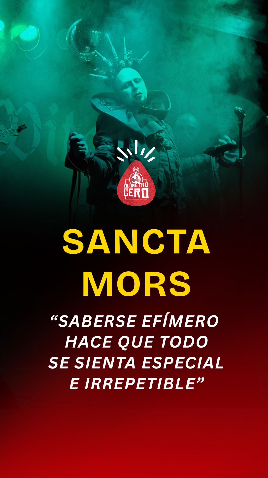 Sancta Mors: “Saberse efímero hace que todo se sienta especial e irrepetible”