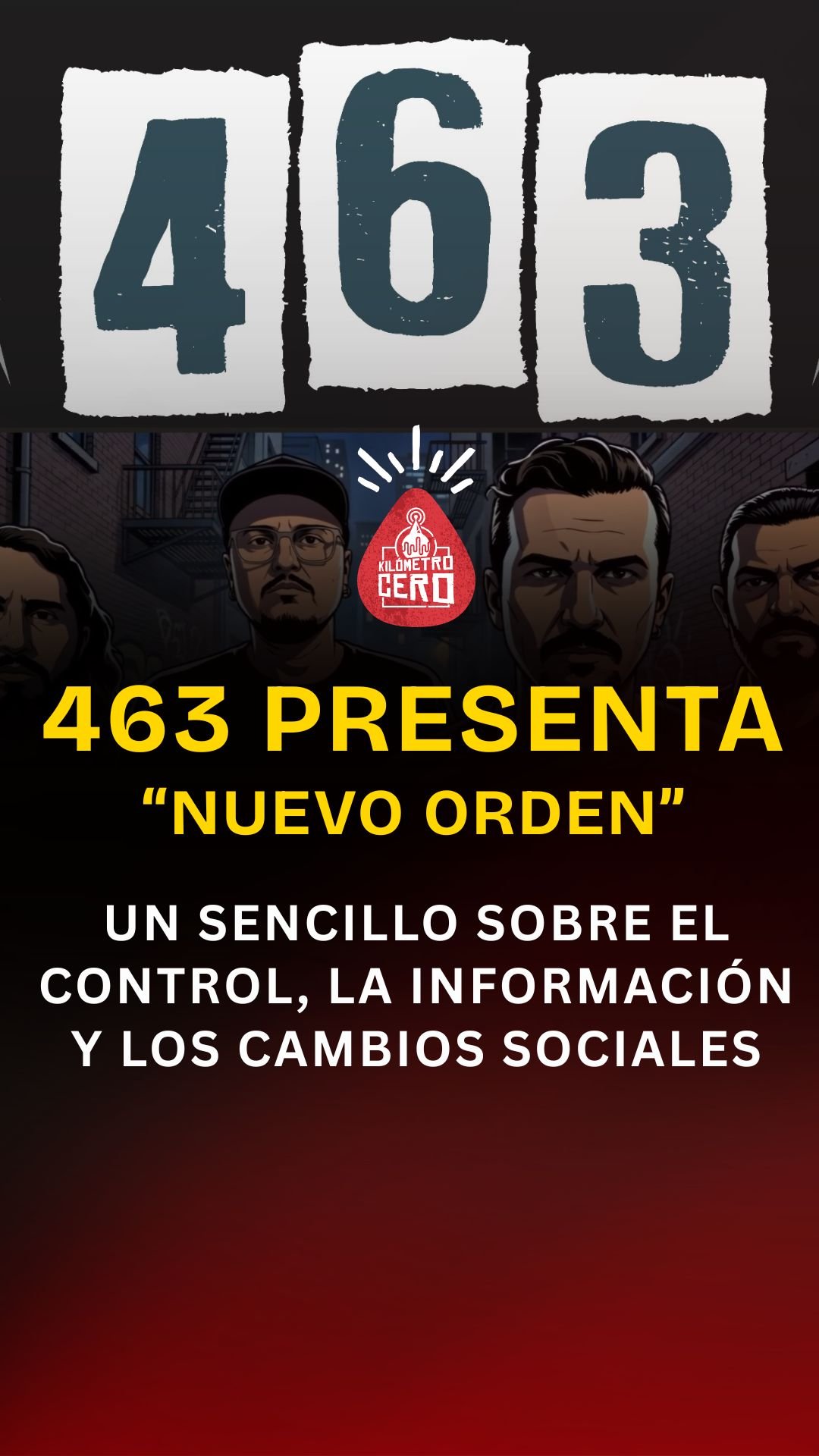 463 presenta “Nuevo Orden”, un sencillo sobre el control, la información y los cambios sociales