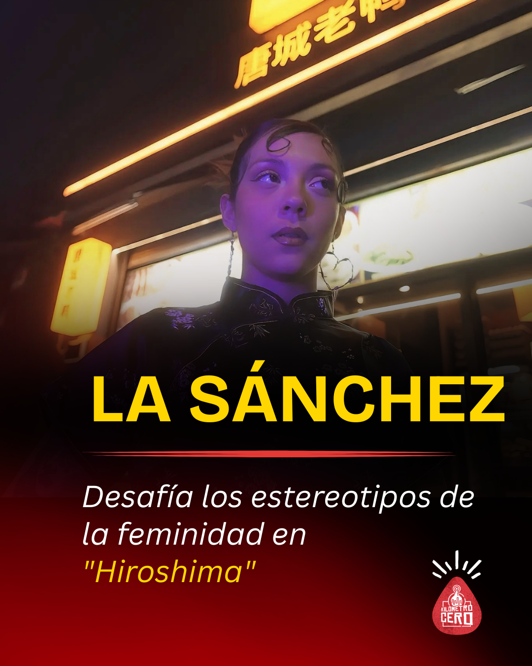 La Sánchez desafía los estereotipos de la feminidad en "Hiroshima"
