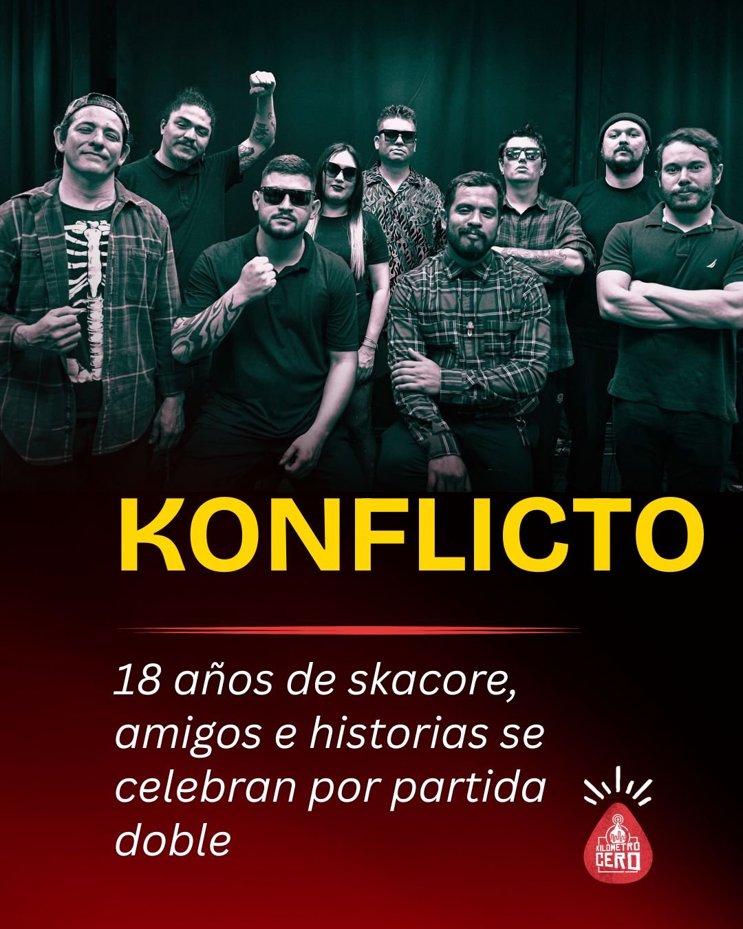 Konflicto celebra 18 años de skacore con una historia de música, amistad y nuevos retos