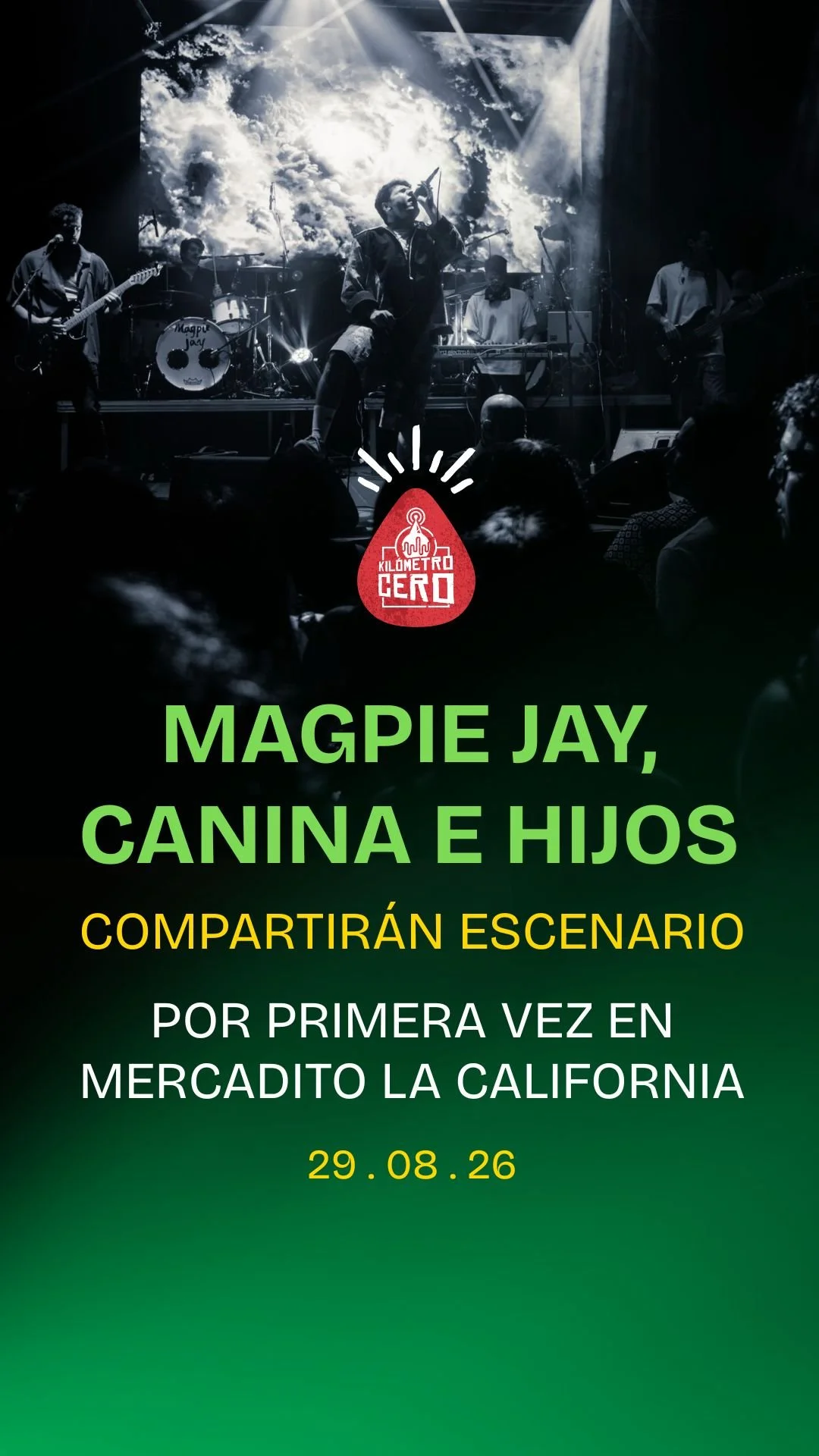Magpie Jay, Canina e Hijos compartirán escenario por primera vez
