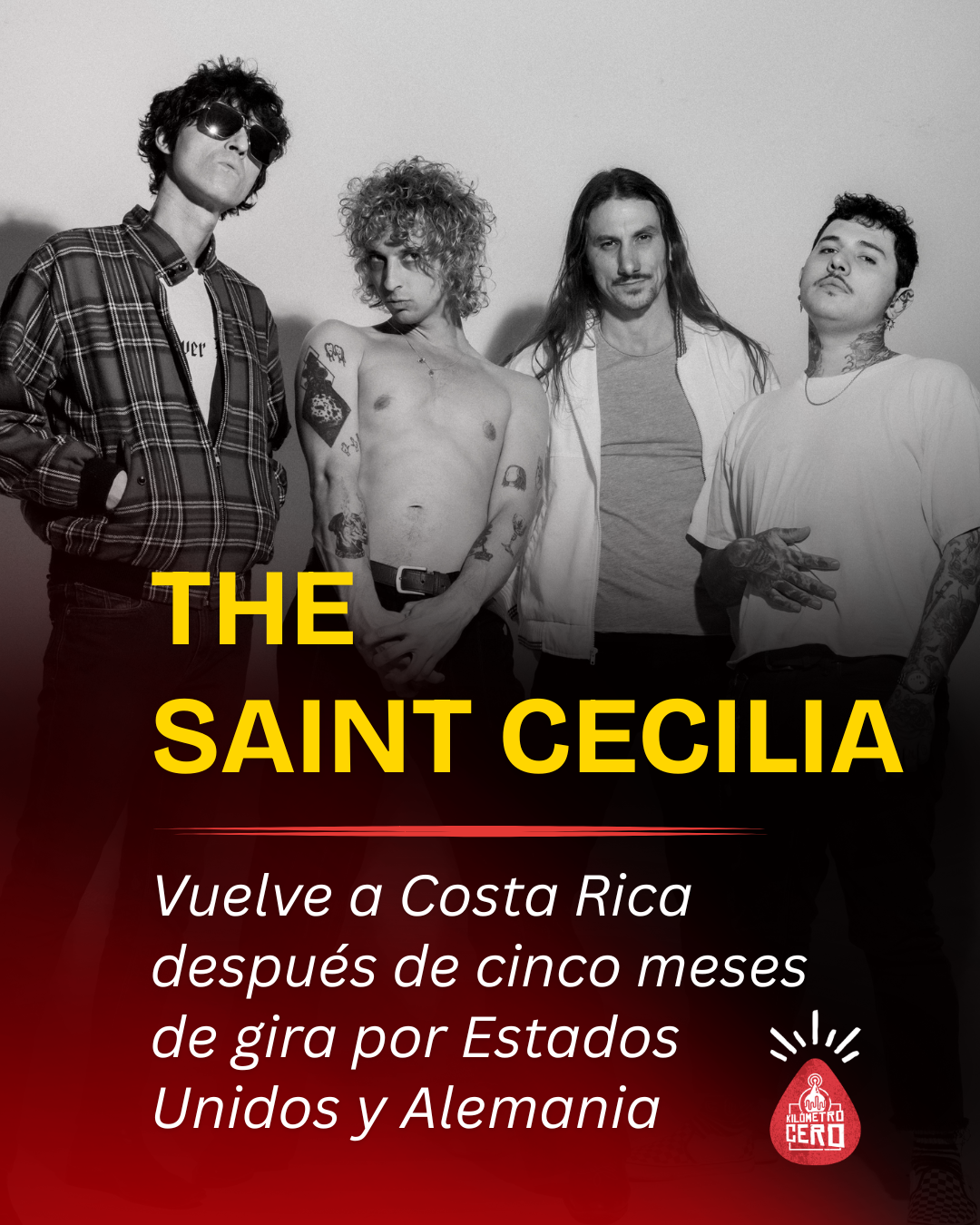 The Saint Cecilia vuelve a Costa Rica después de cinco meses de gira por Estados Unidos y Alemania