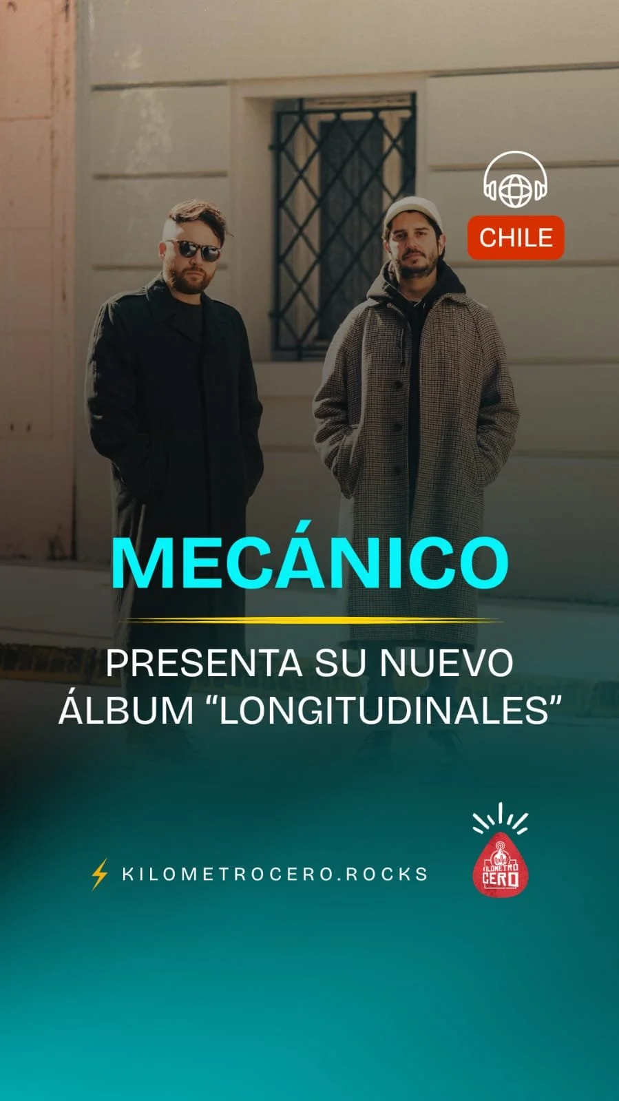 Mecánico presenta su nuevo álbum “Longitudinales”