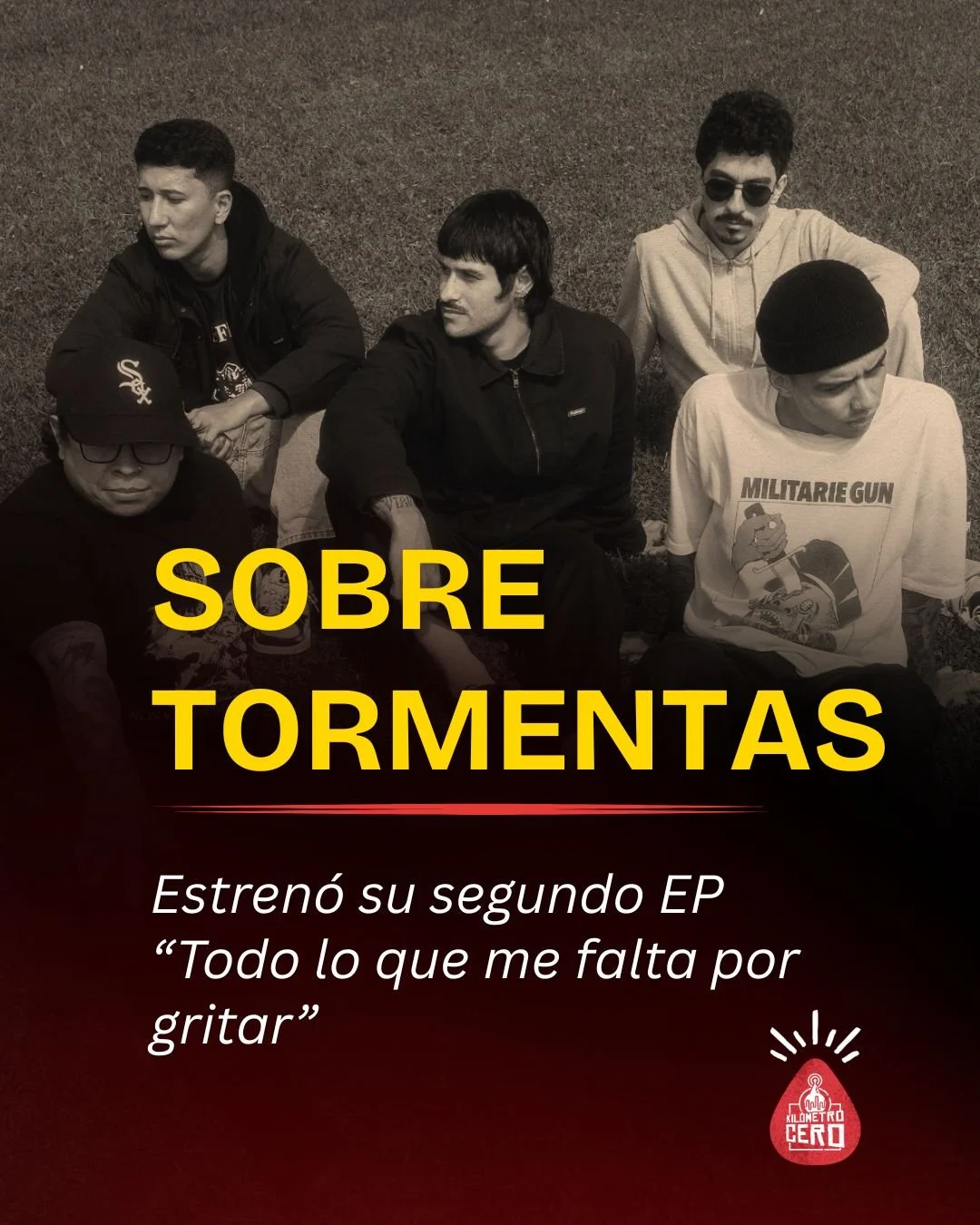 Sobre Tormentas estrenó su segundo EP entre el emo, pop punk y el hardcore melódico