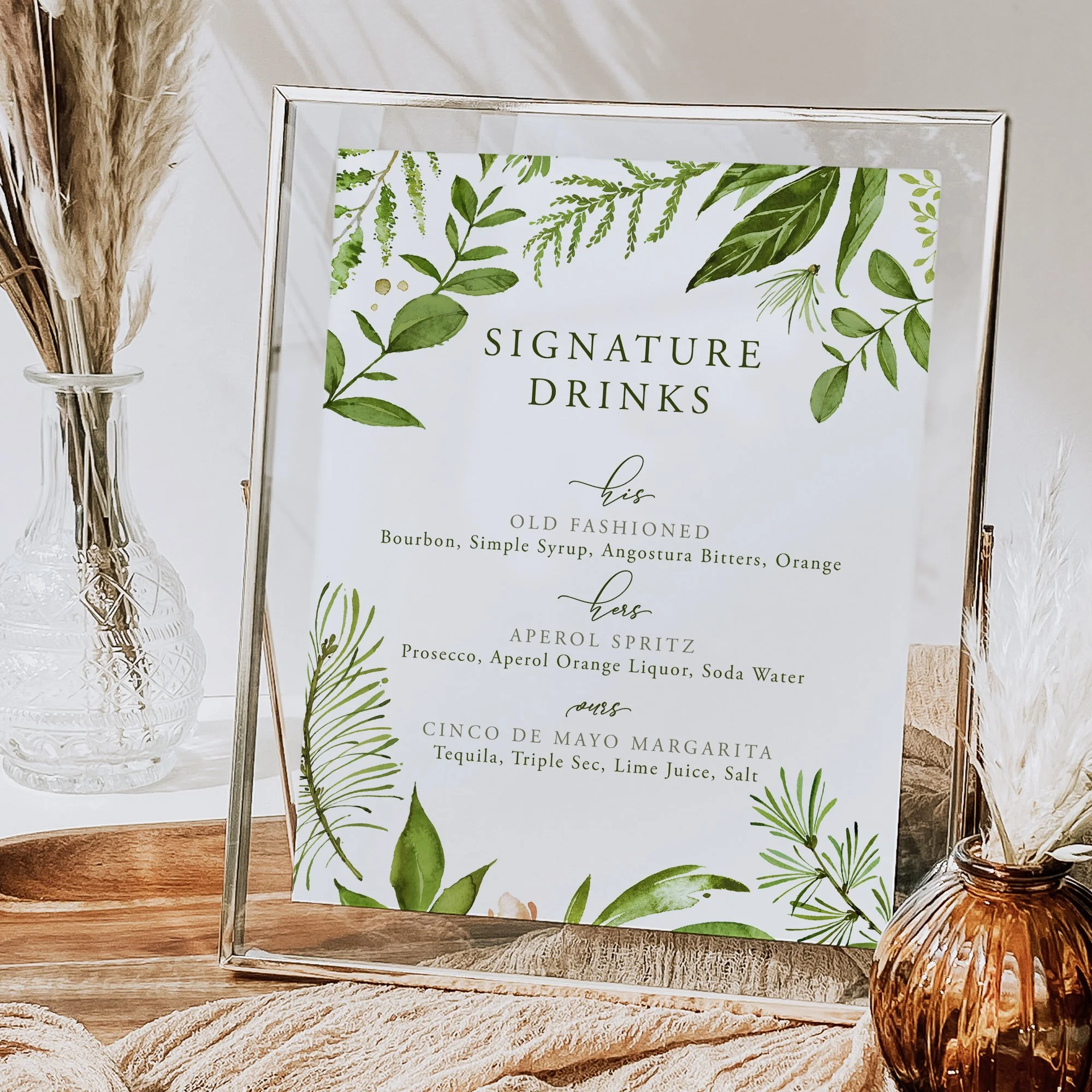 Fern Collection - Bar Sign - W027