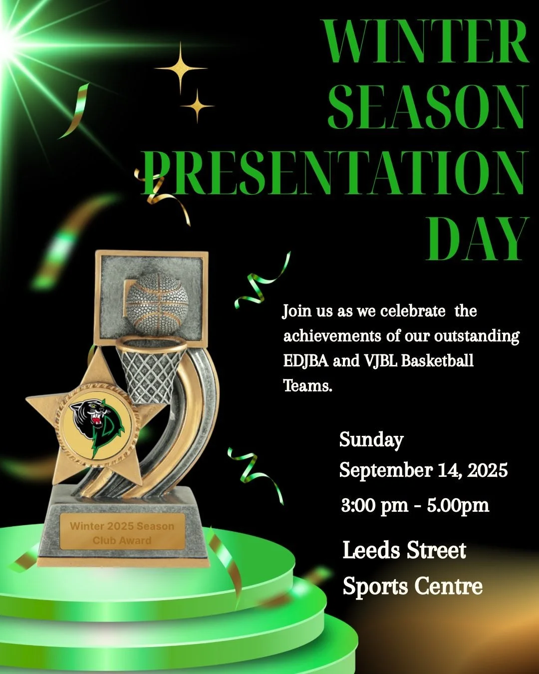 We invite both our EDJBA and VJBL parents and players to attend.