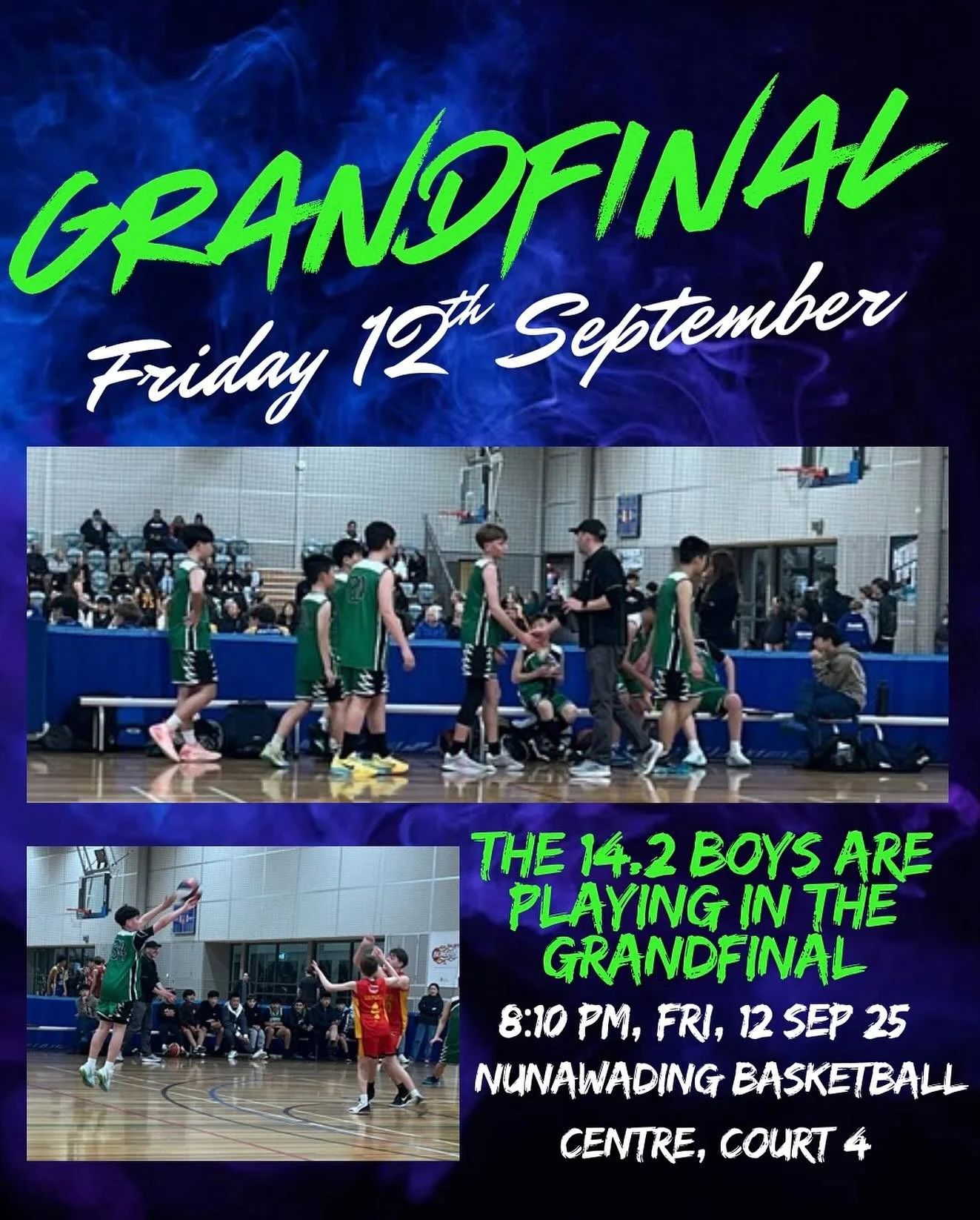 After a fantastic 50 - 45 win to get through we would love you to come and Support our Panthers at their VJBL Grand final tomorrow night.
8.10pm Nunawading Basketball Centre, Court 4- limited seating available.